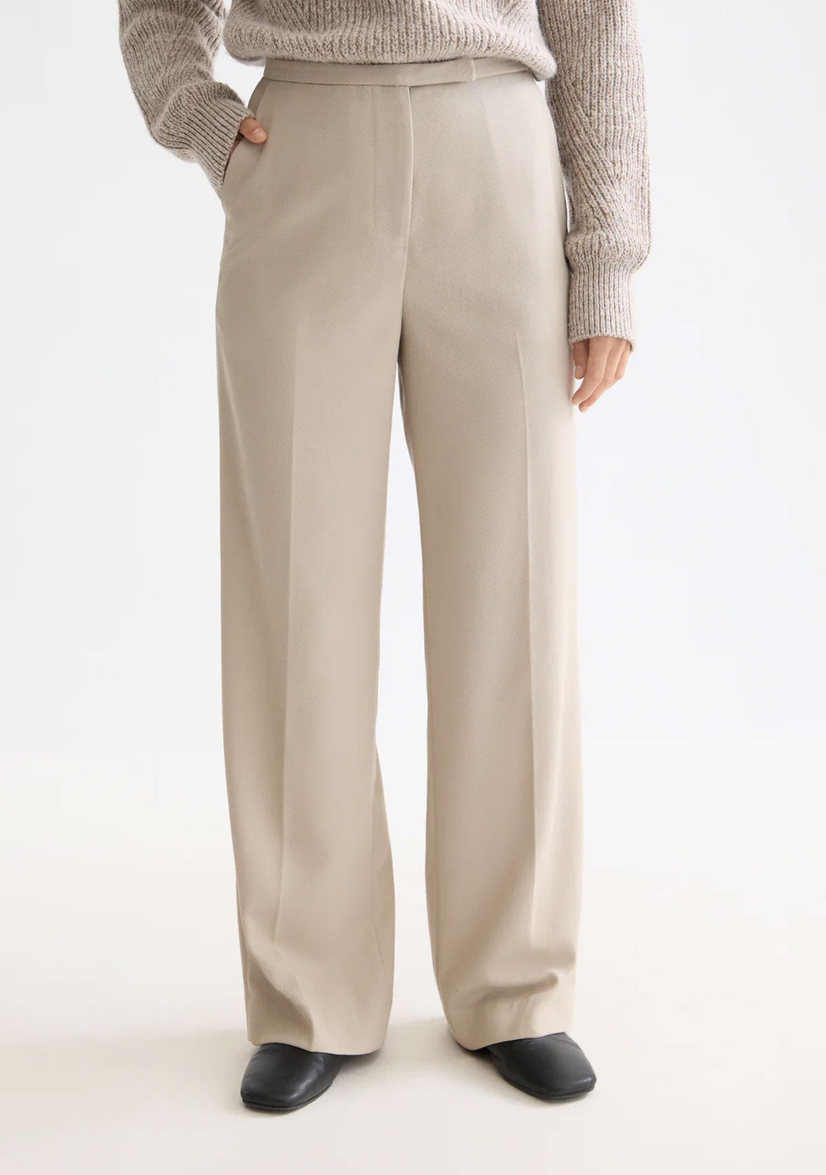 Edie - High Rise Wide Leg Gaba