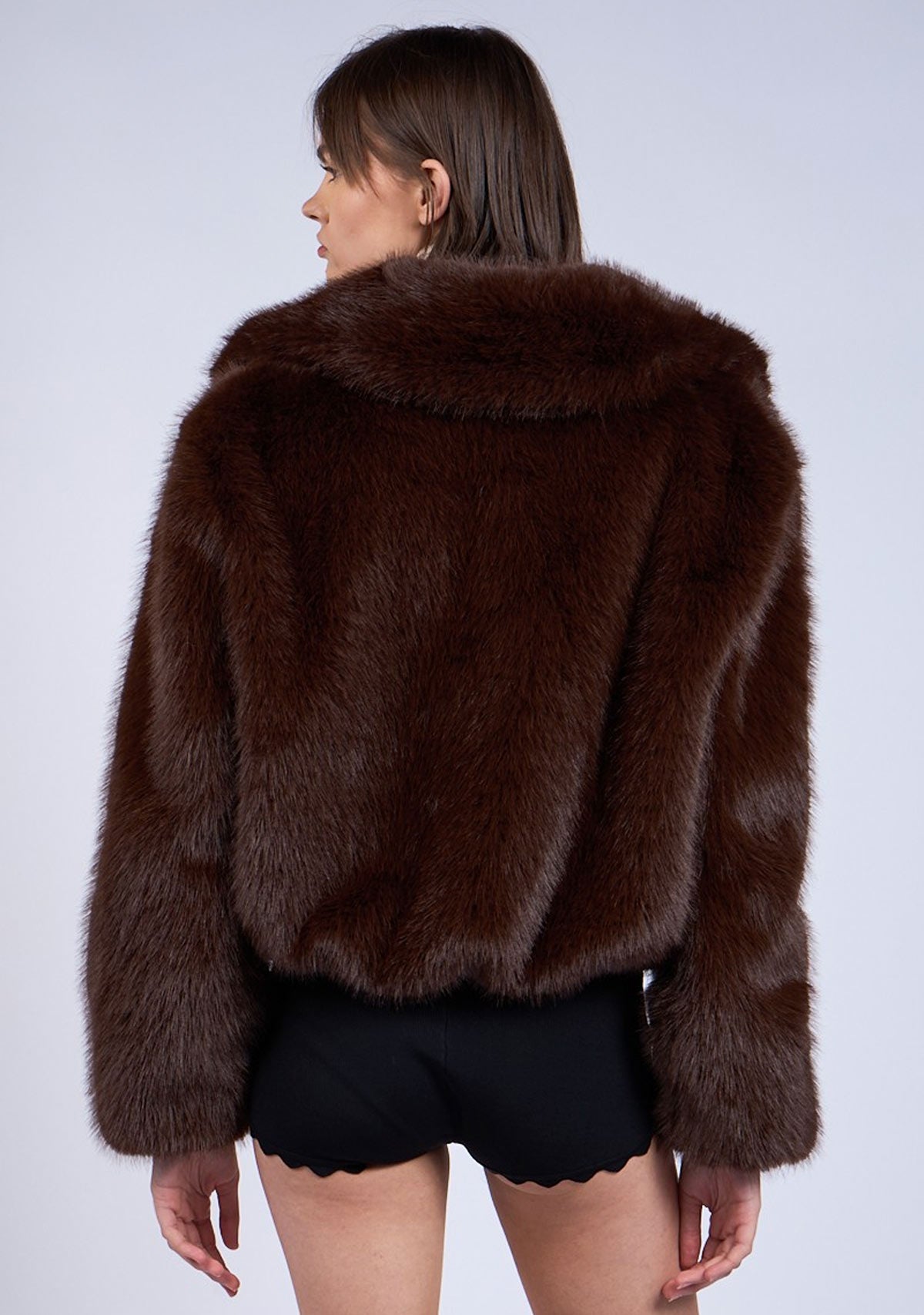 Cropped Faux Fur Jacket The Latest Scoop