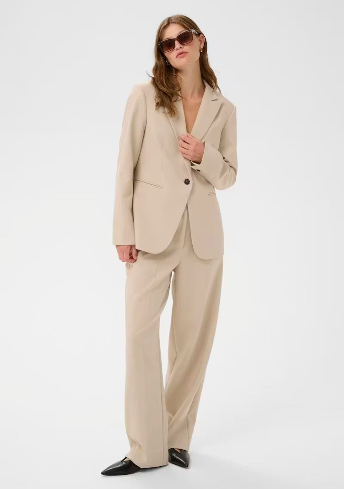 Corinne Blazer Oatmeal