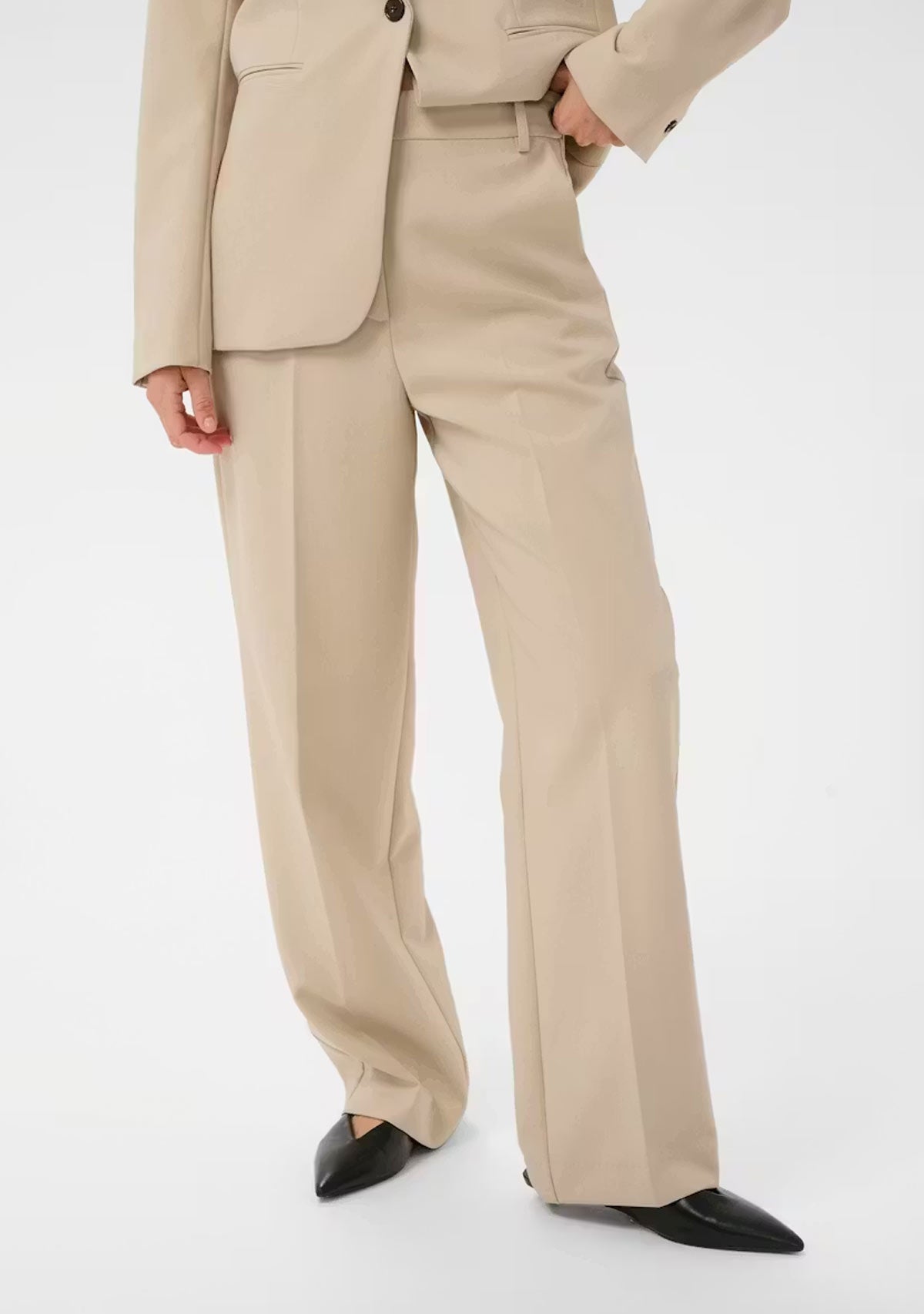 SLCorinne Suiting Pants Oatmeal Soaked