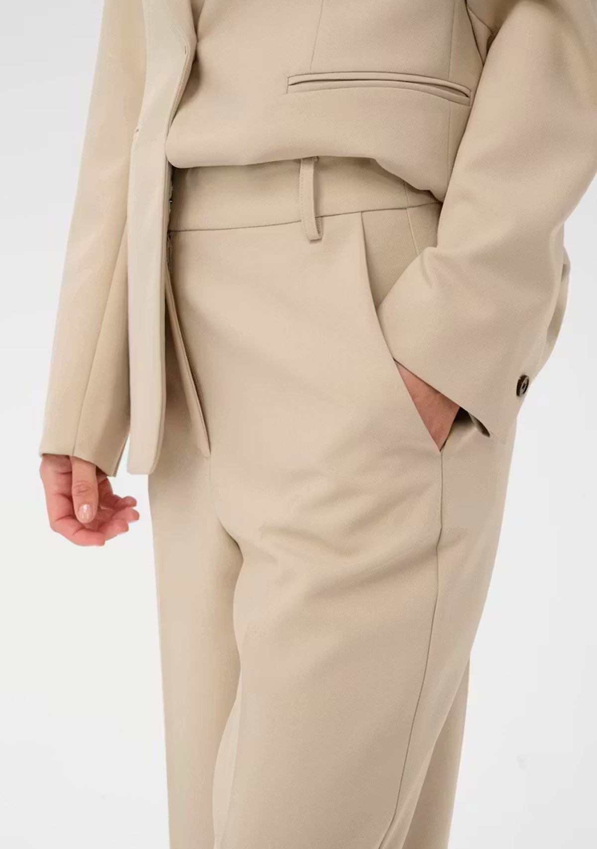 SLCorinne Suiting Pants Oatmeal Soaked
