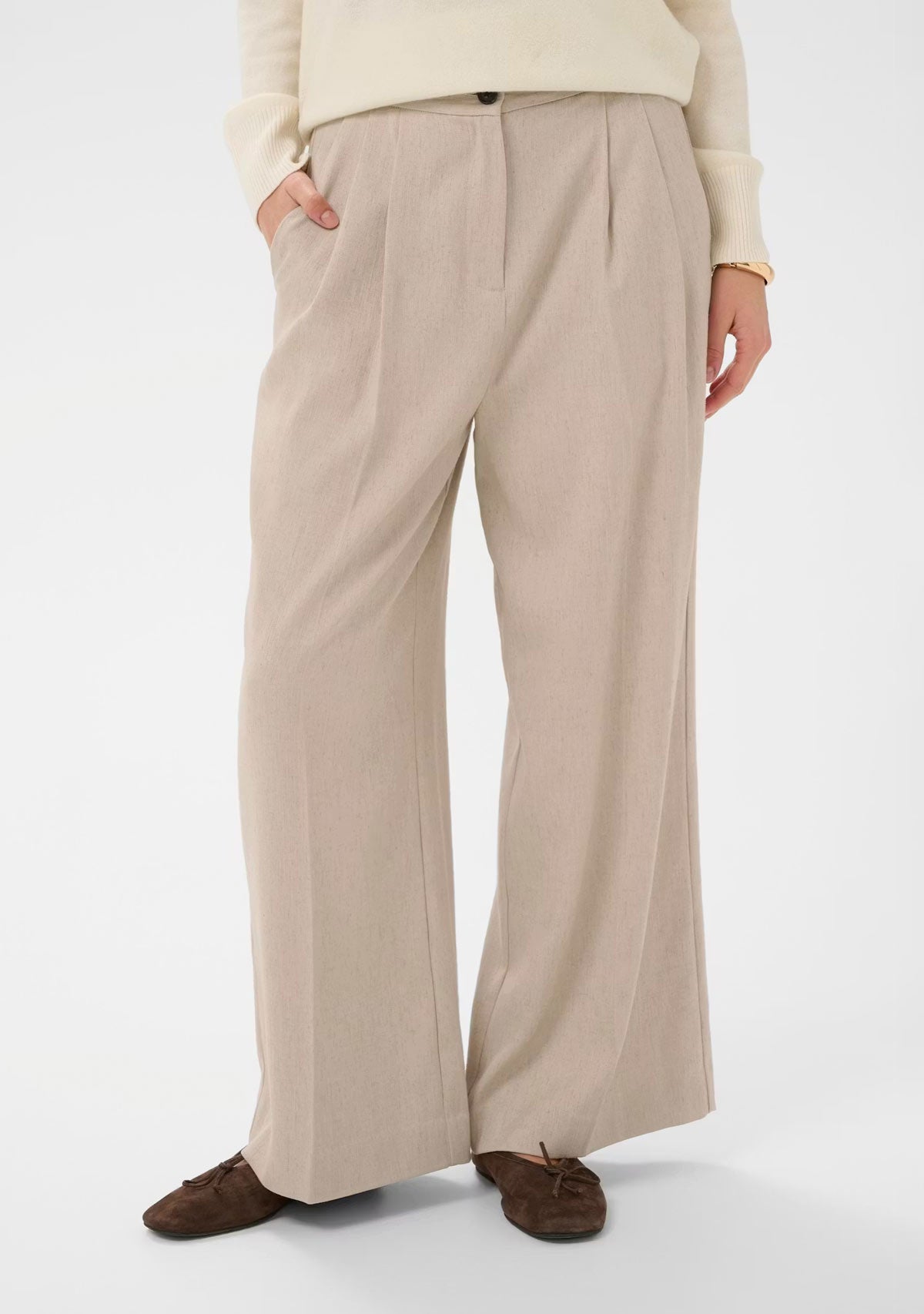 SLSofia Pants White Pepper
