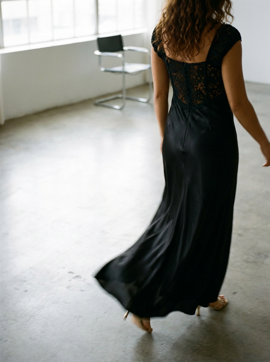 Robe maxi noire Sweet And Spicy