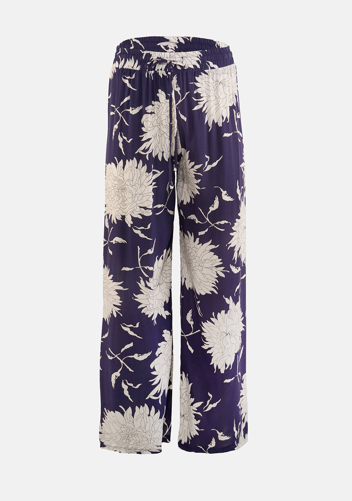 Camelia navy trousers wide leg