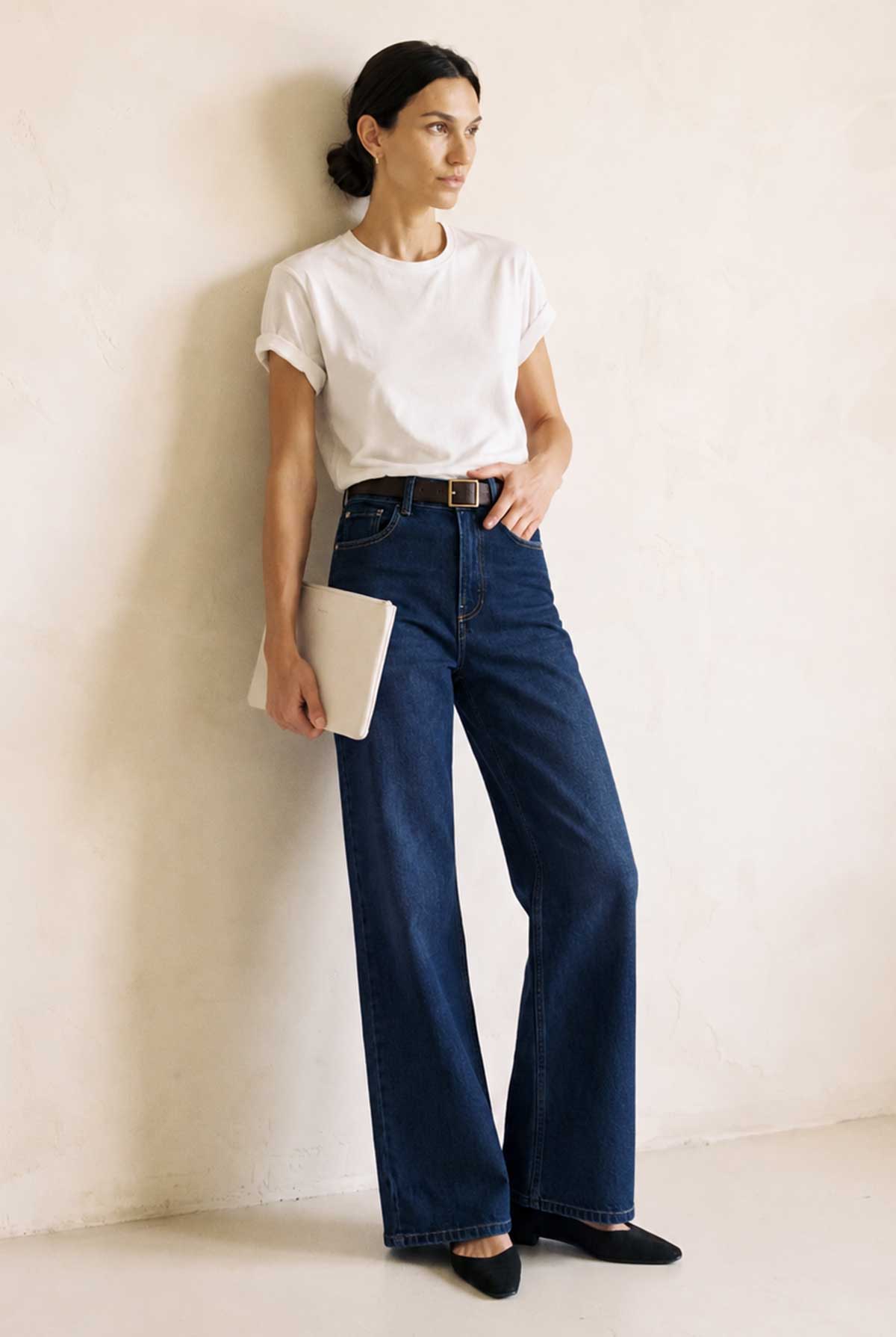 The Californian Slim Wide Leg Warp + Weft