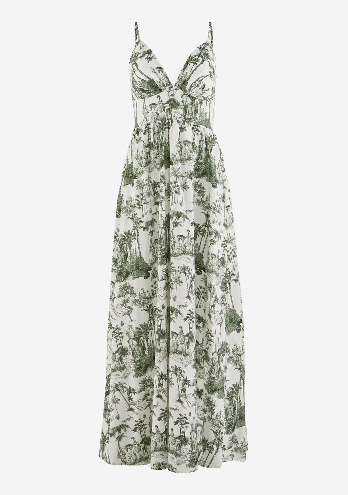 Thin Strap Smocked Back Waisted Maxi Dress Aakaa