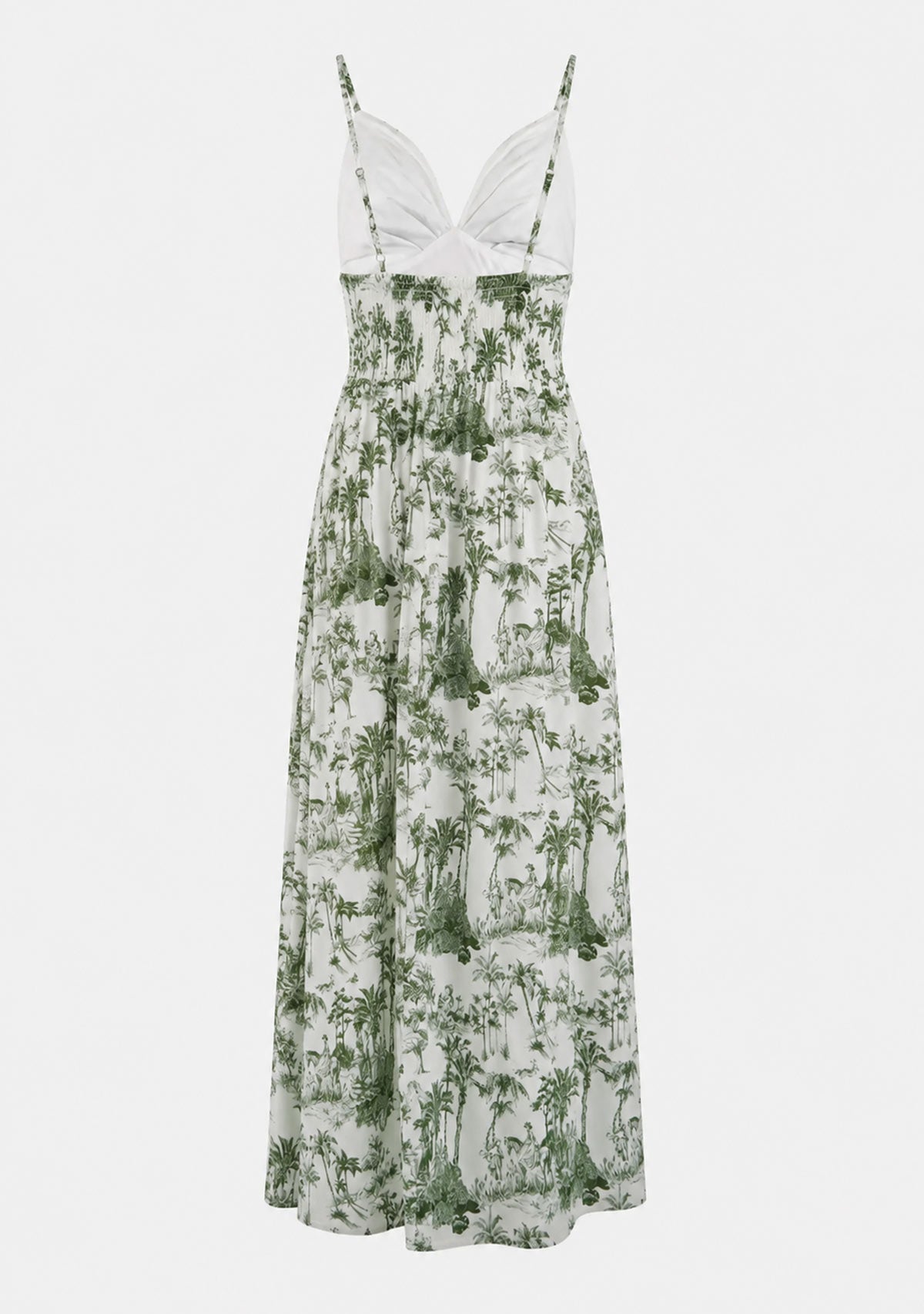 Thin Strap Smocked Back Waisted Maxi Dress Aakaa