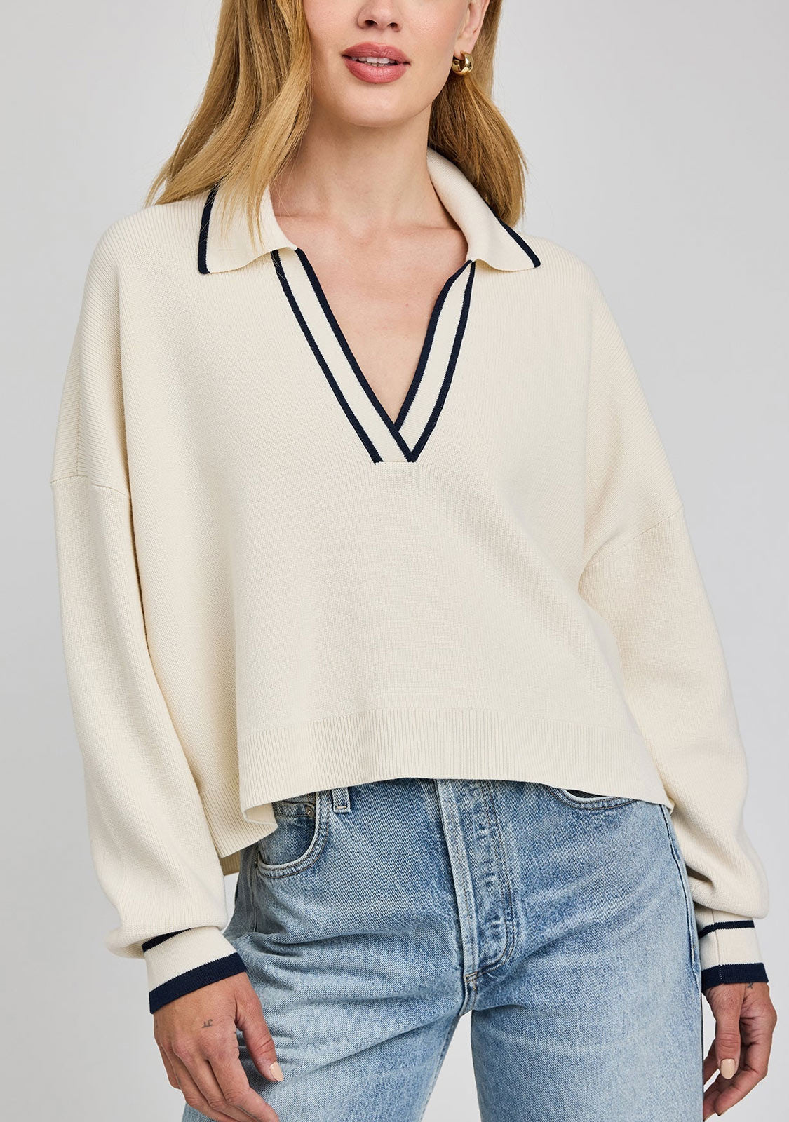 Tristan Sweater Cream Family Business Distributions (Gentle Fawn/Skout Showroom))