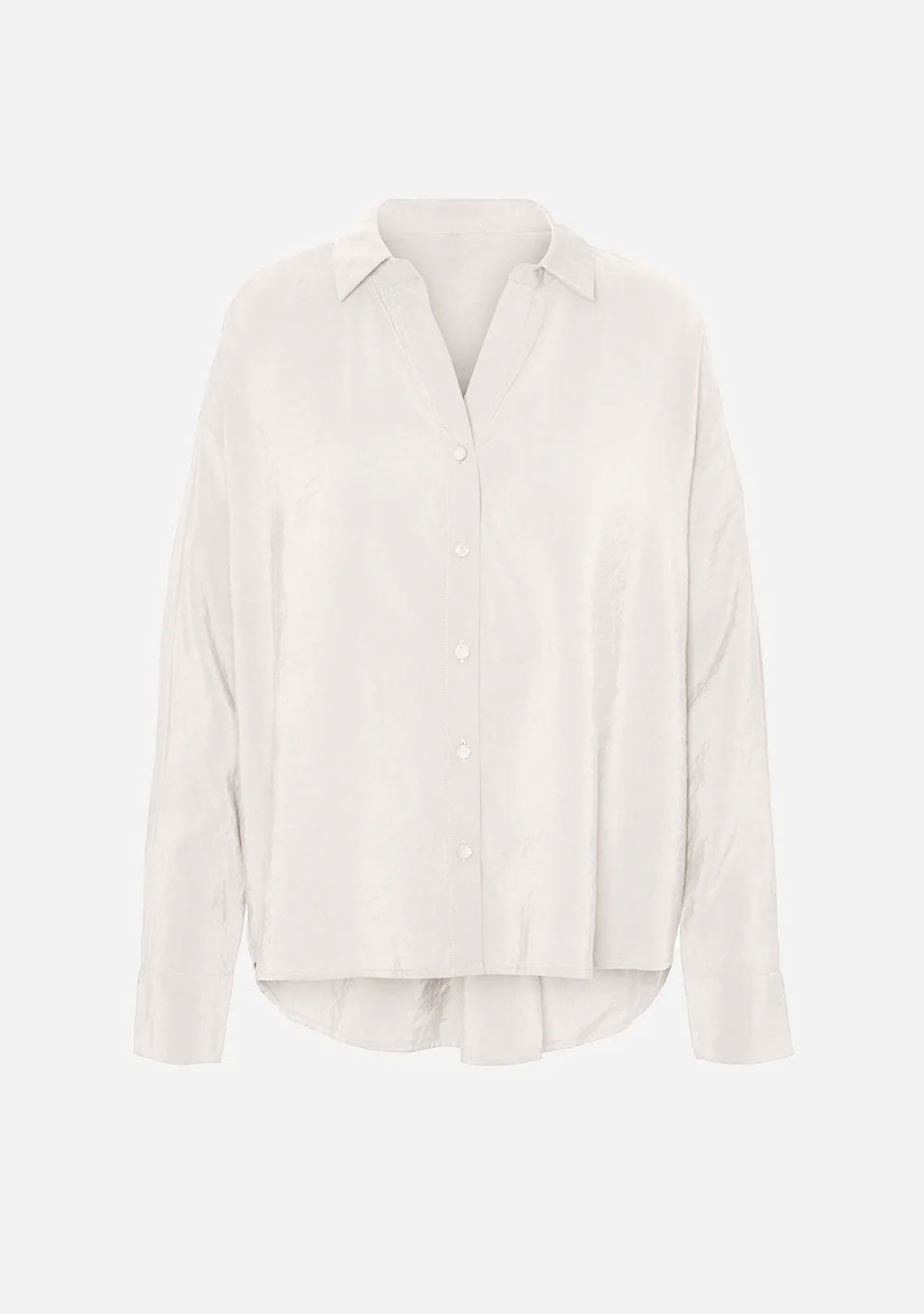 V Neck Blouse w/ Open Sleeve Seam Naked Zebra