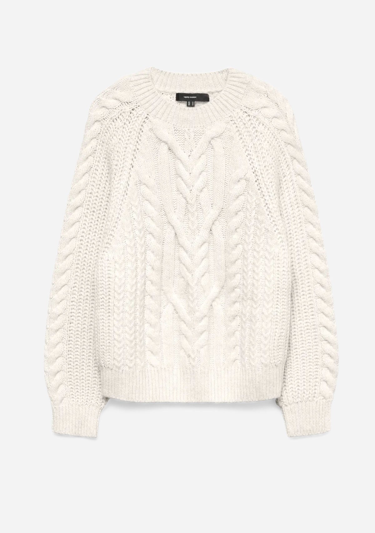 VmMJada Ls Oneck Cable Pullover Birch