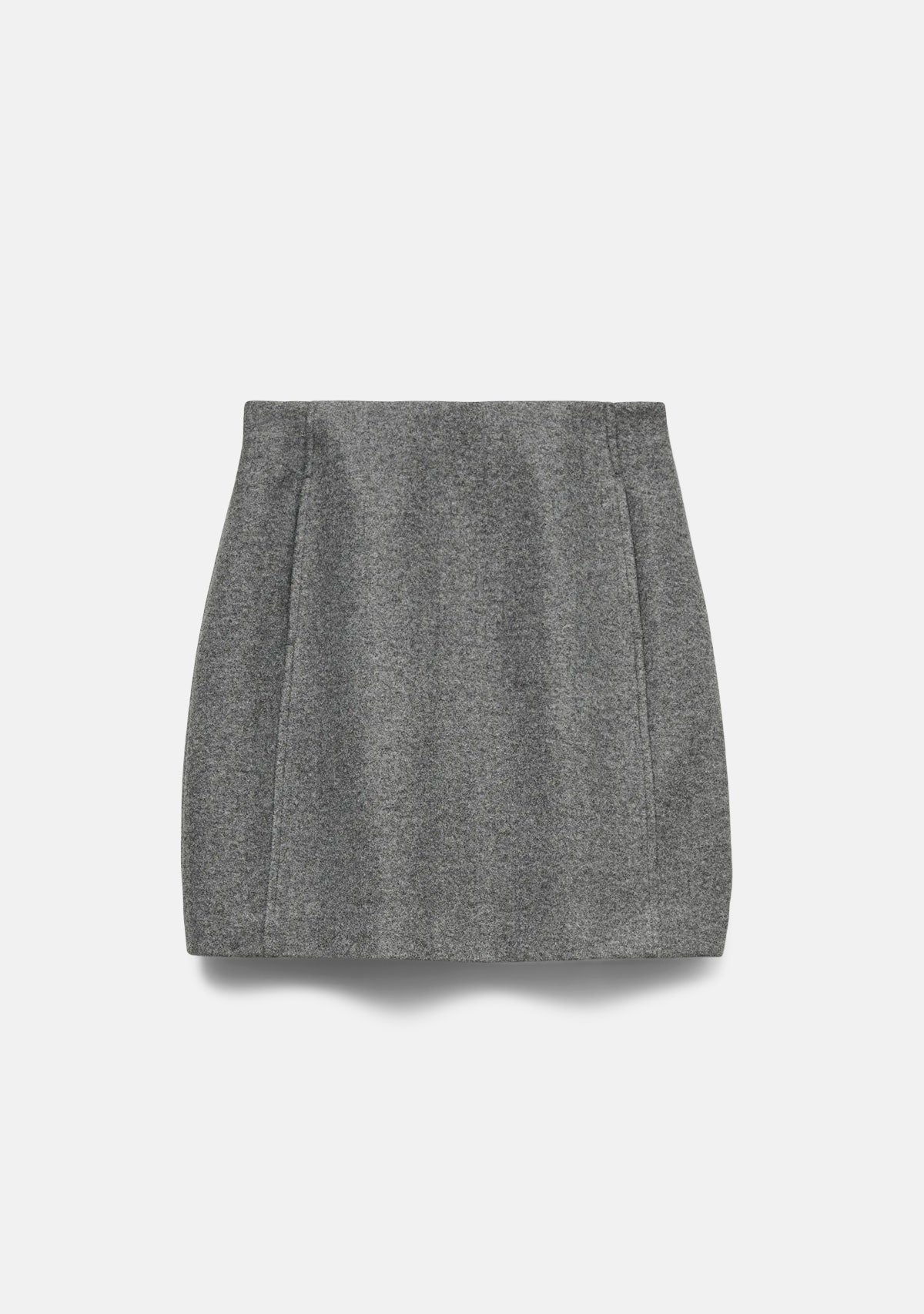 VM Fortune Allison Short Skirt Medium Grey Melange Vero Moda