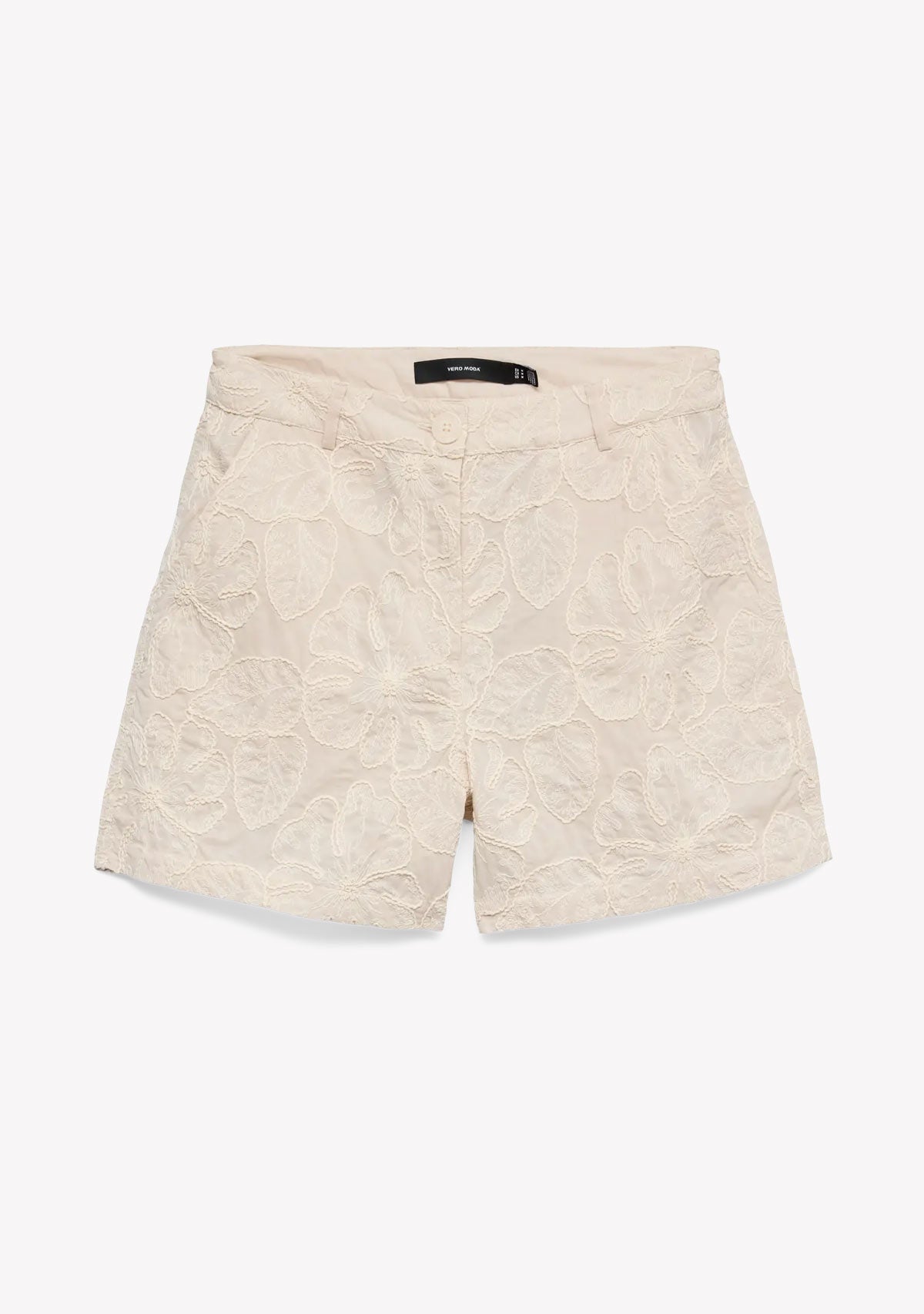 Vmmillia Hw Embroidery Shorts Oatmeal Vero Moda