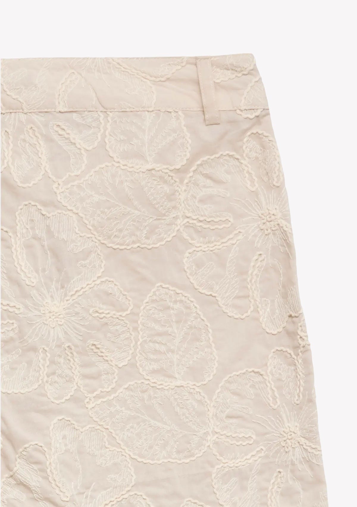 Vmmillia Hw Embroidery Shorts Oatmeal Vero Moda