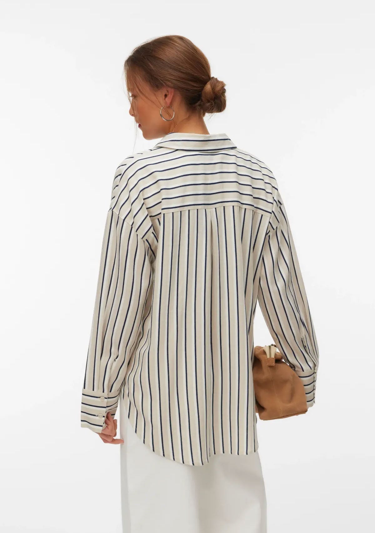 Vmmymilo Shirt Silver Lining Heidi Vero Moda