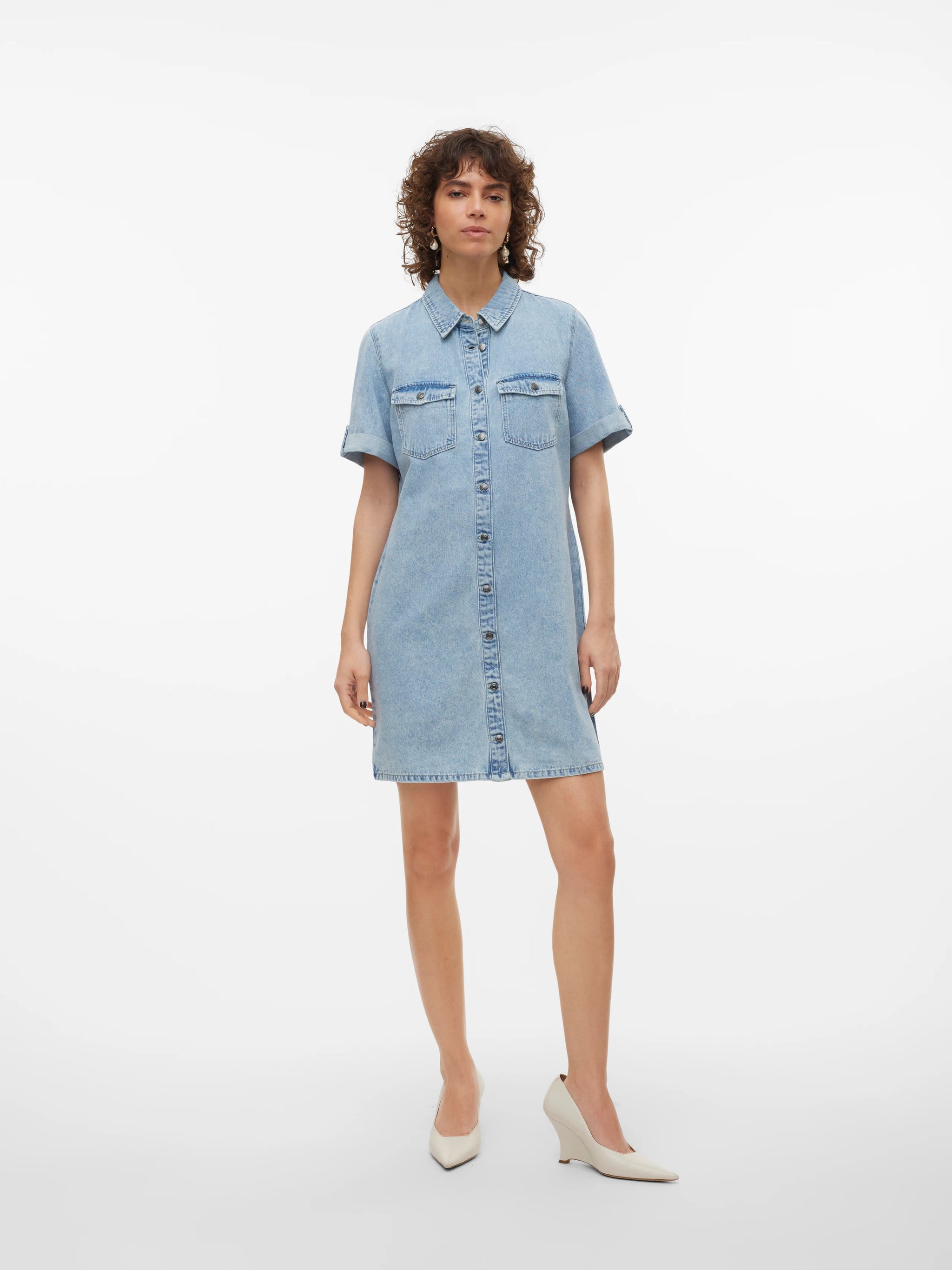 VM Jennie SS Short Denim Dress