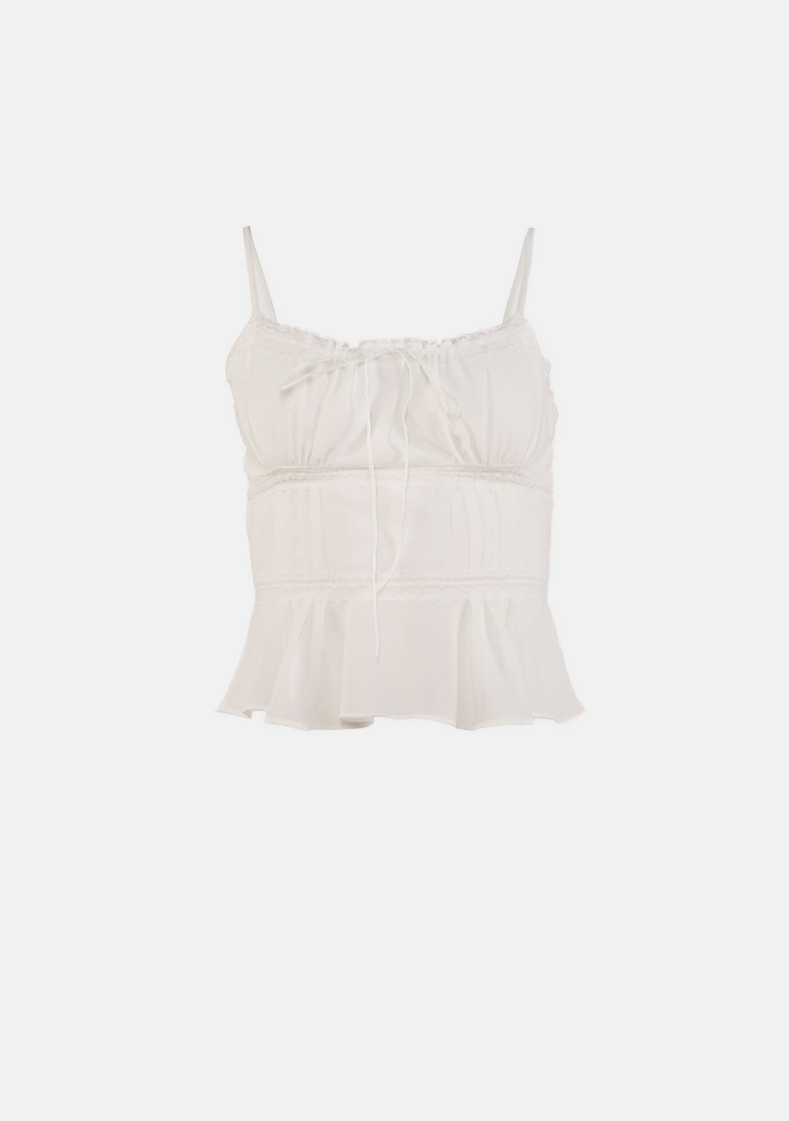 Briella Chiffon Peplum Tank