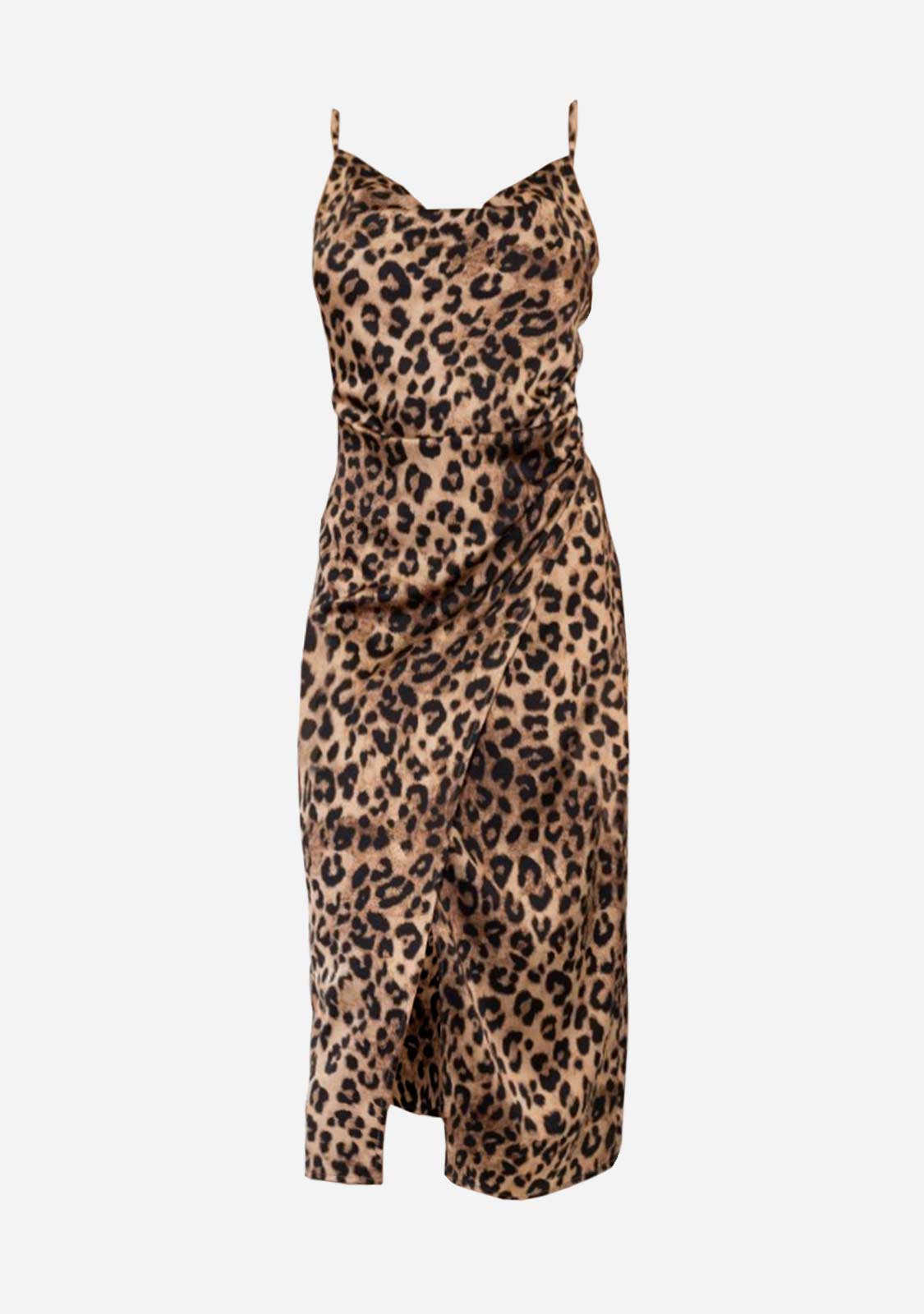 Leopard Slip Dress Leopard Large at The Latest Scoop