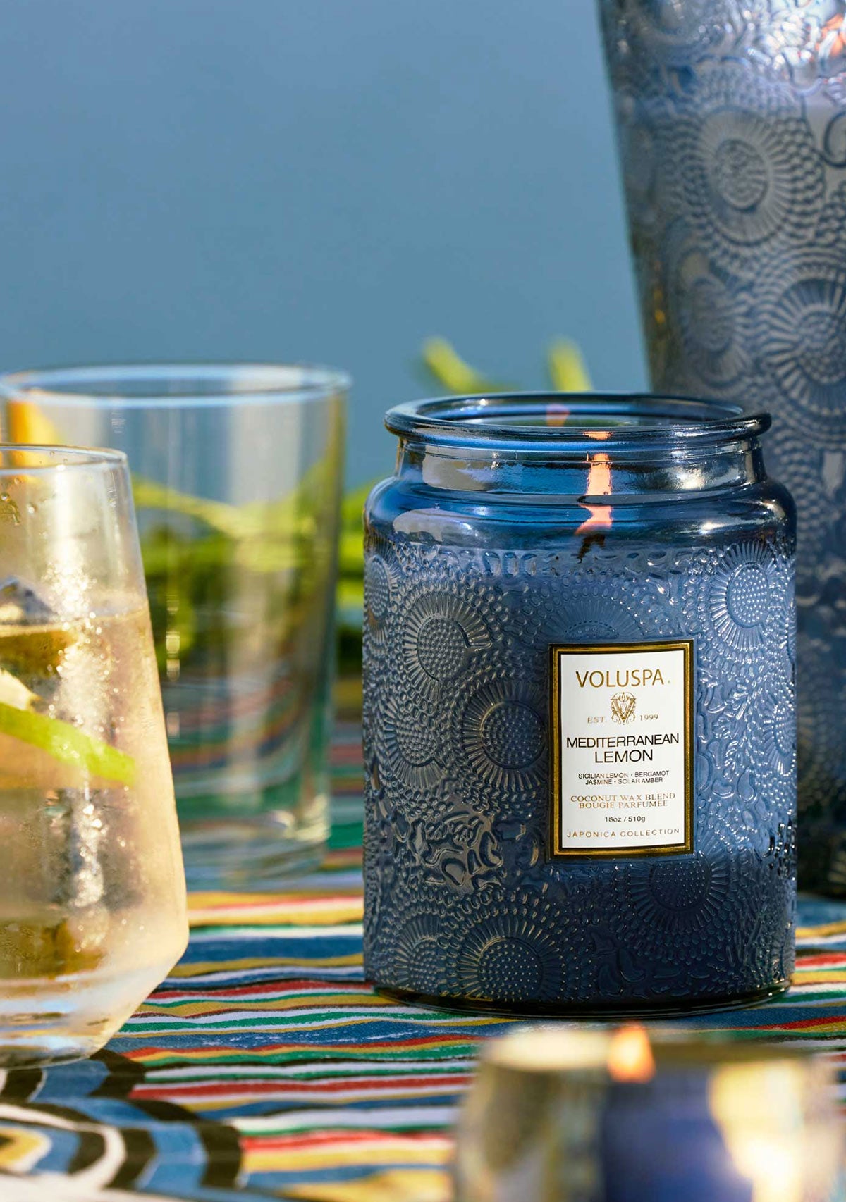 Mediterranean Lemon Large Jar Candle 18