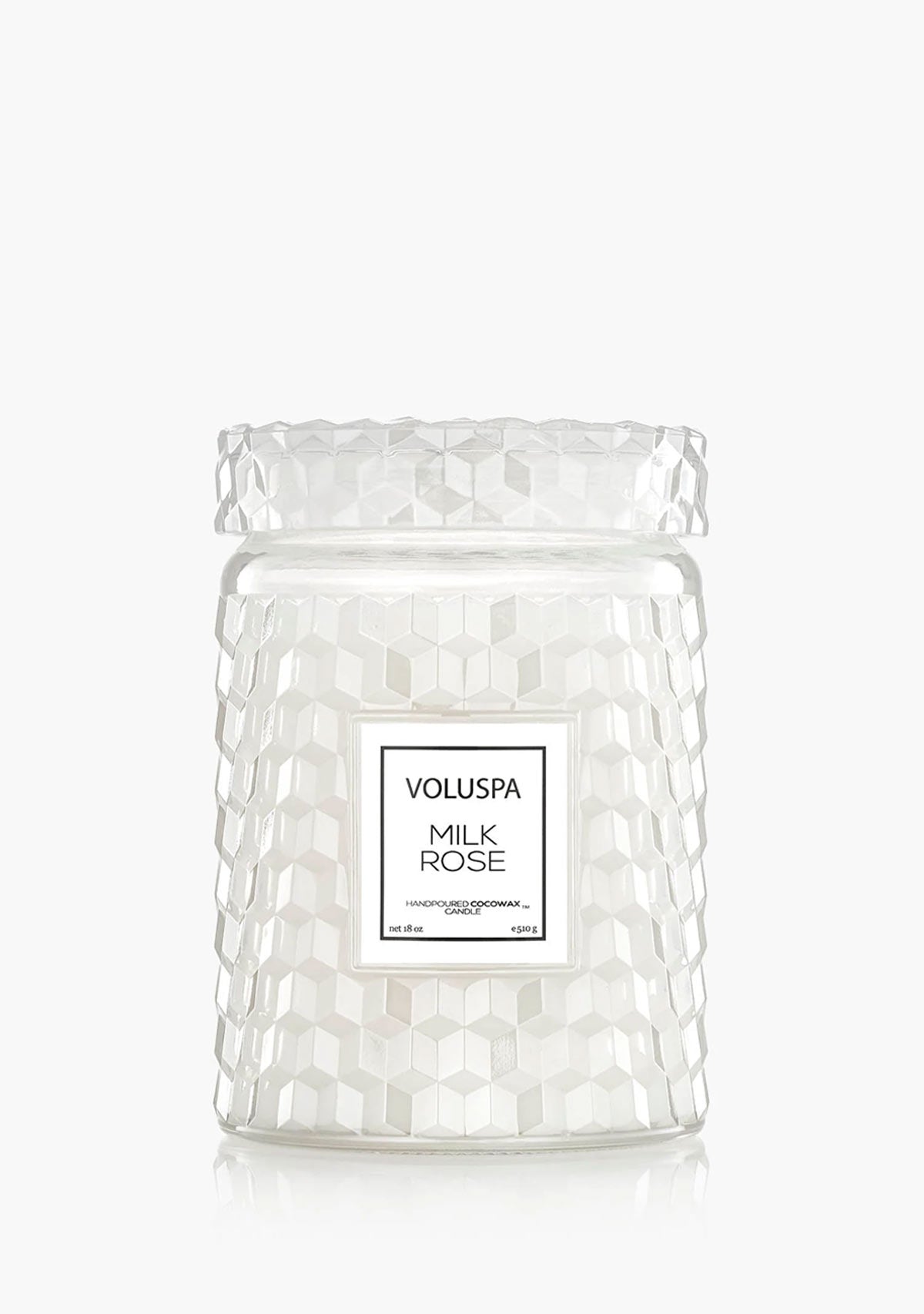 Milk Rose Large Jar Candle 18oz Voluspa