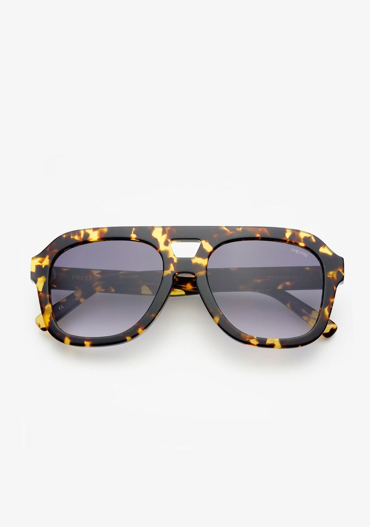 Voyager Aviator Sunglasses | Yellow Tortoise