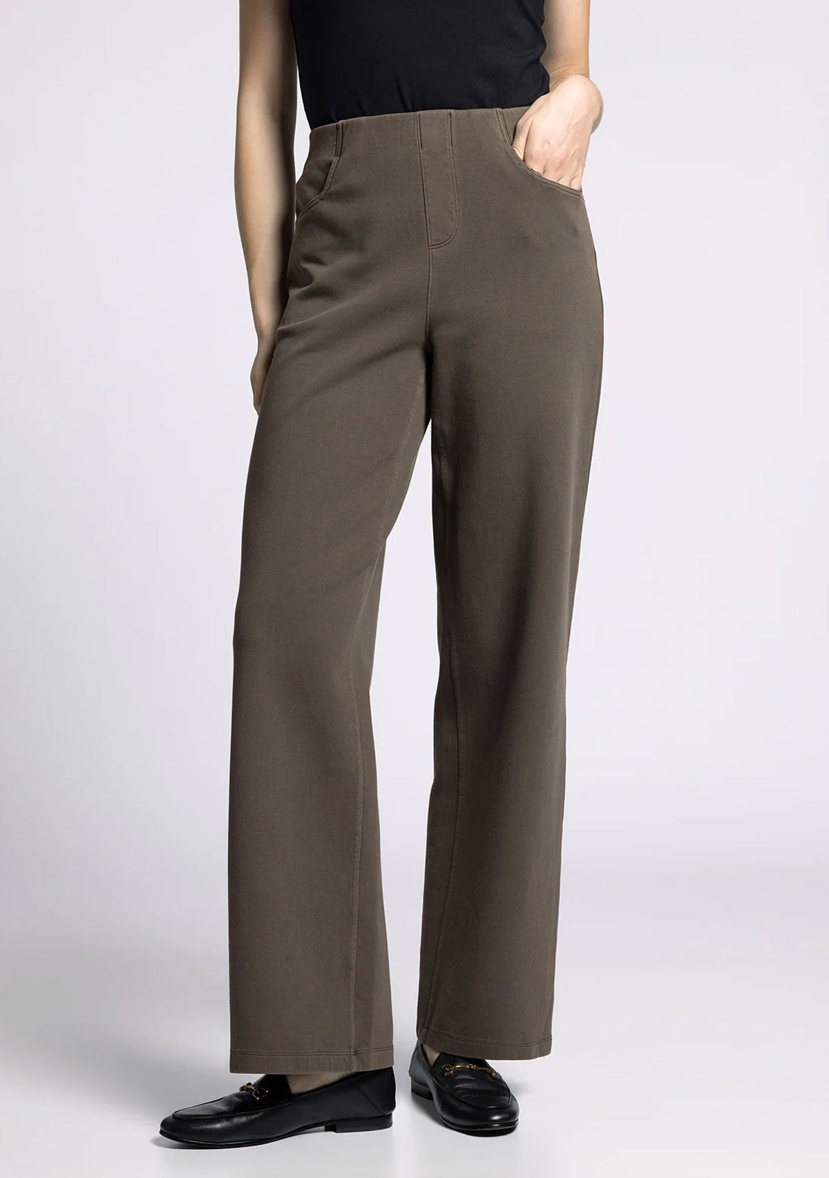 Genevieve Palazzo Black/Brown