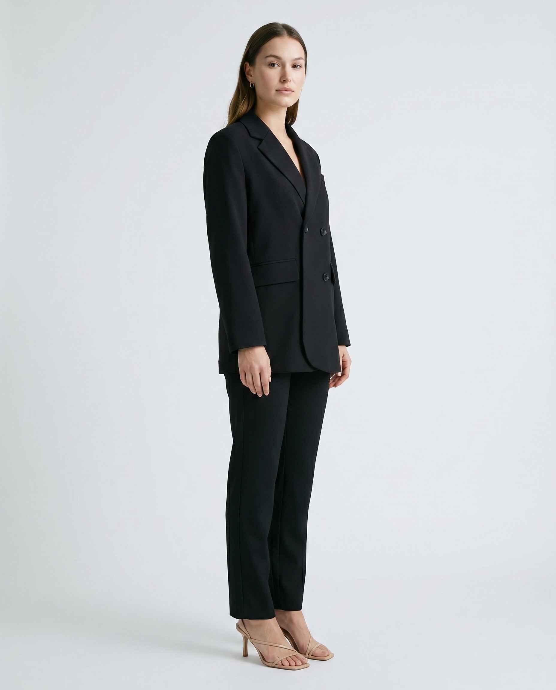 Double Breasted Blazer Black