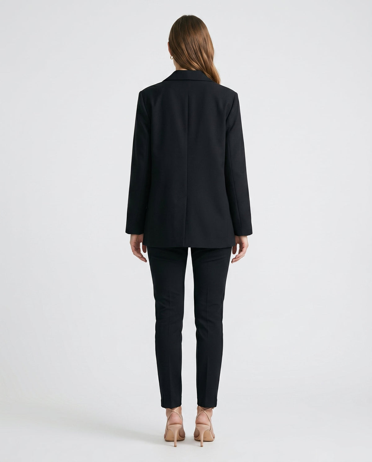 Double Breasted Blazer Black Slow High