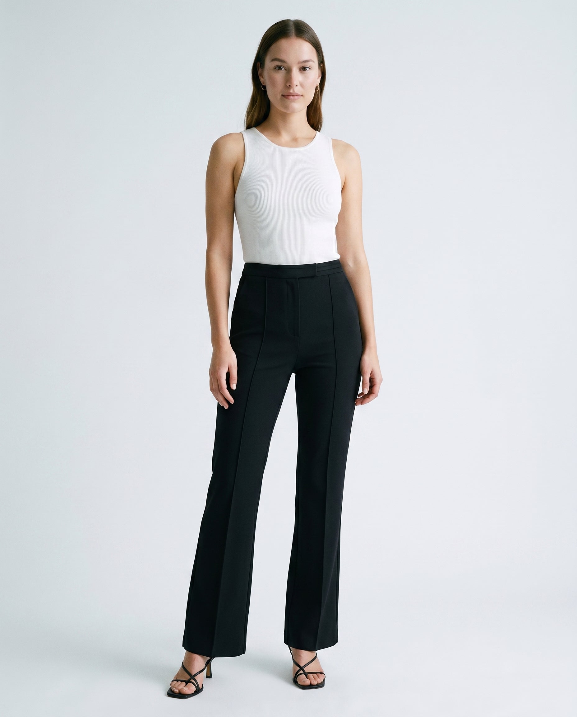 Cropped Flare Dress Pants 12 Rue Collette
