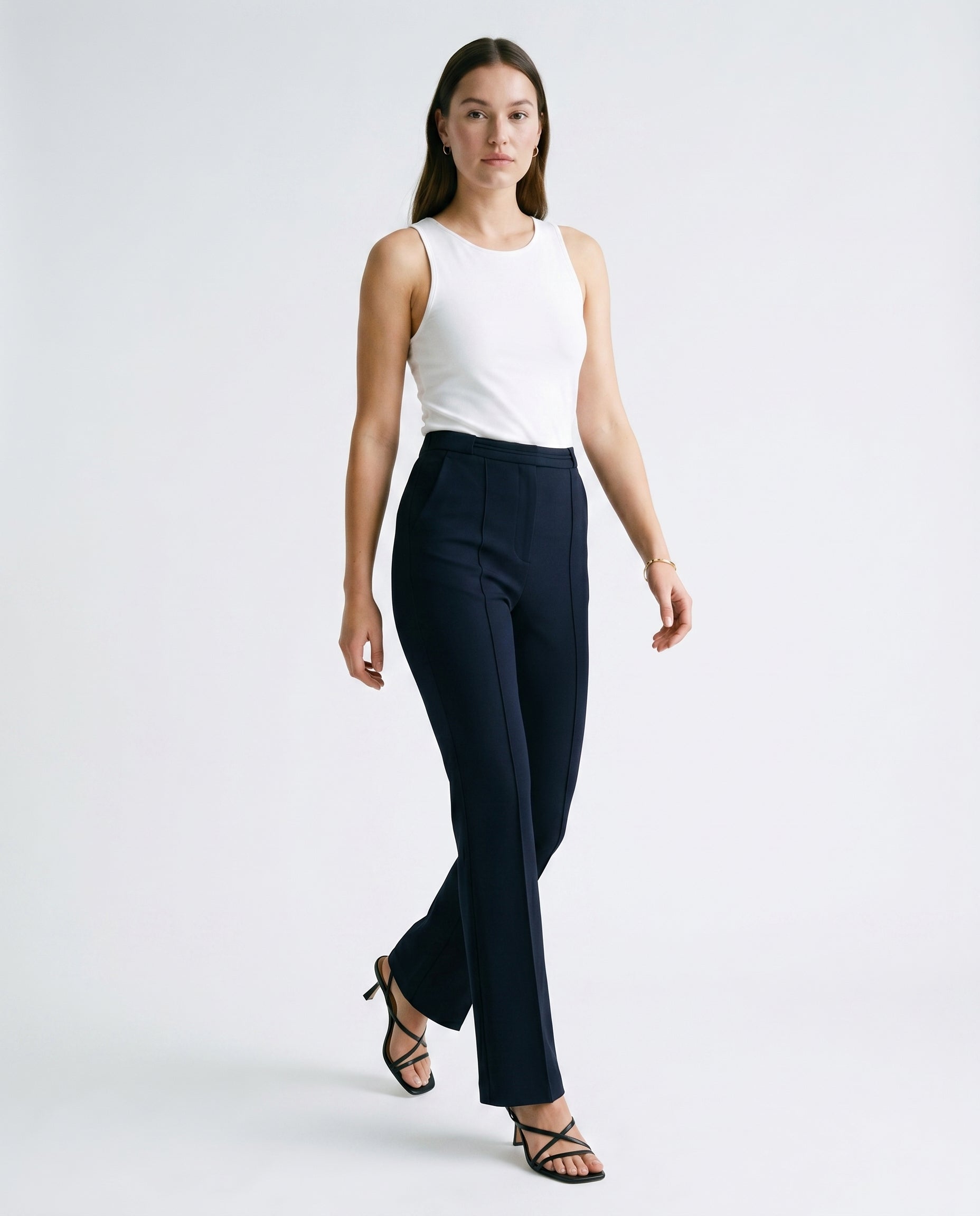 Cropped Flare Dress Pants 12 Rue Collette