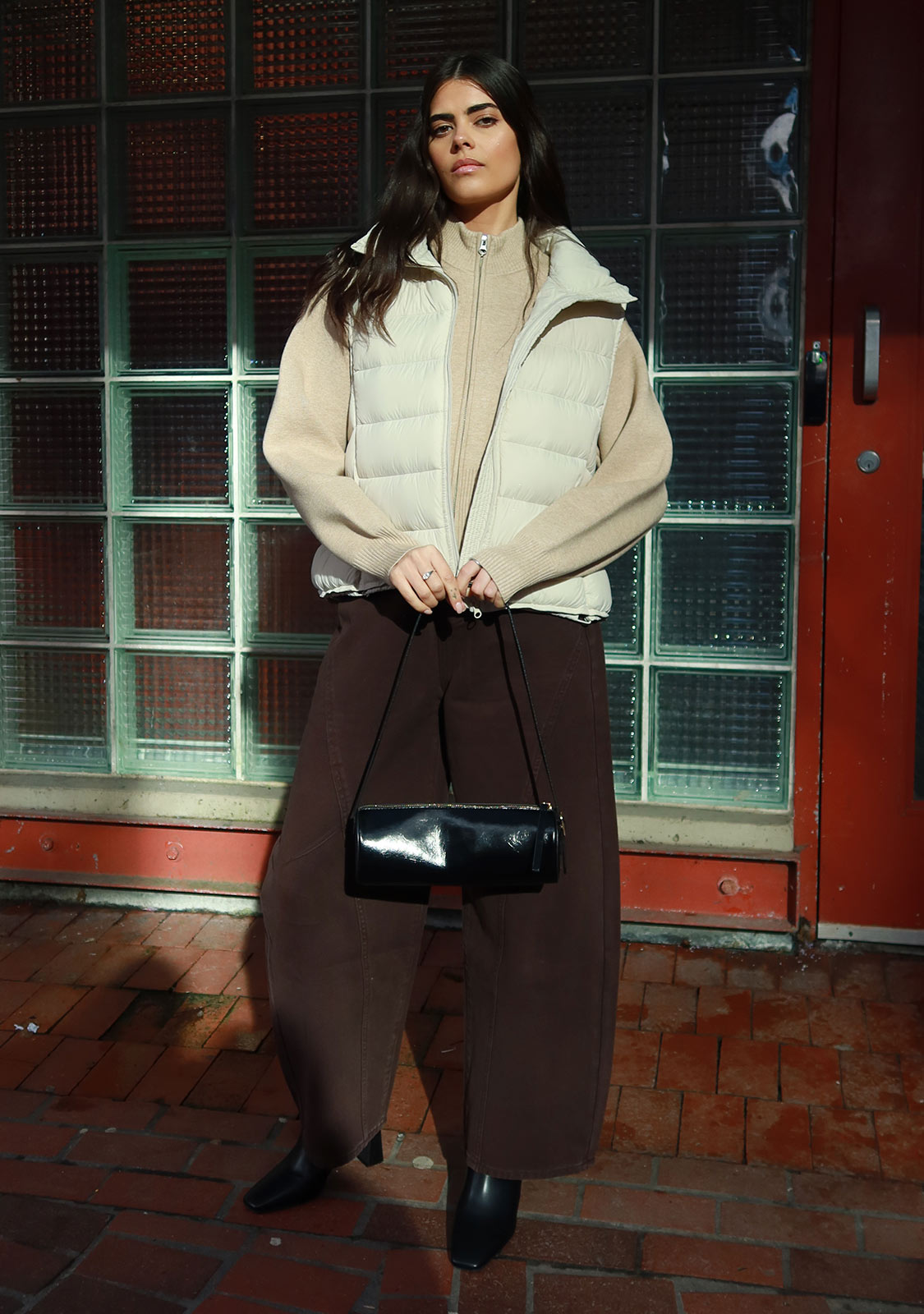 Wide Leg Pants Brown
