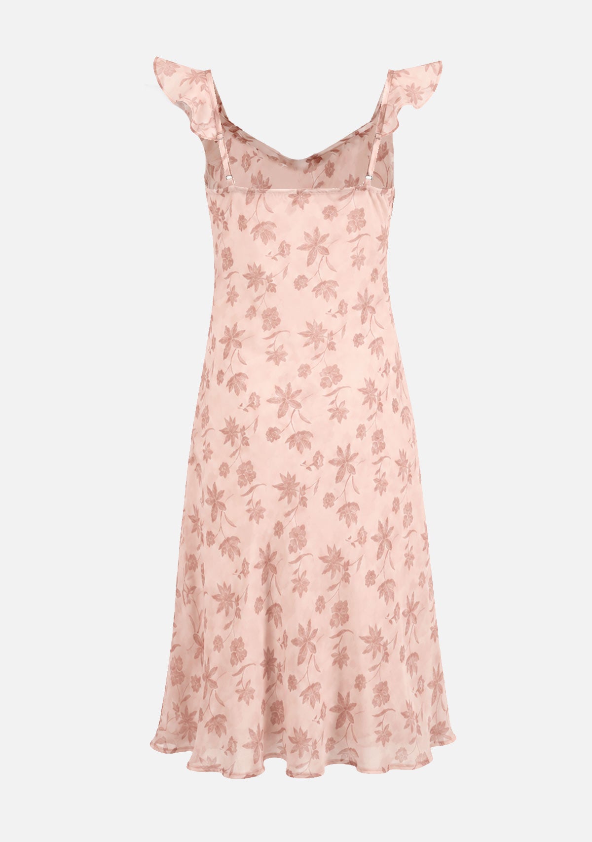 Floral Mesh Maxi Dress