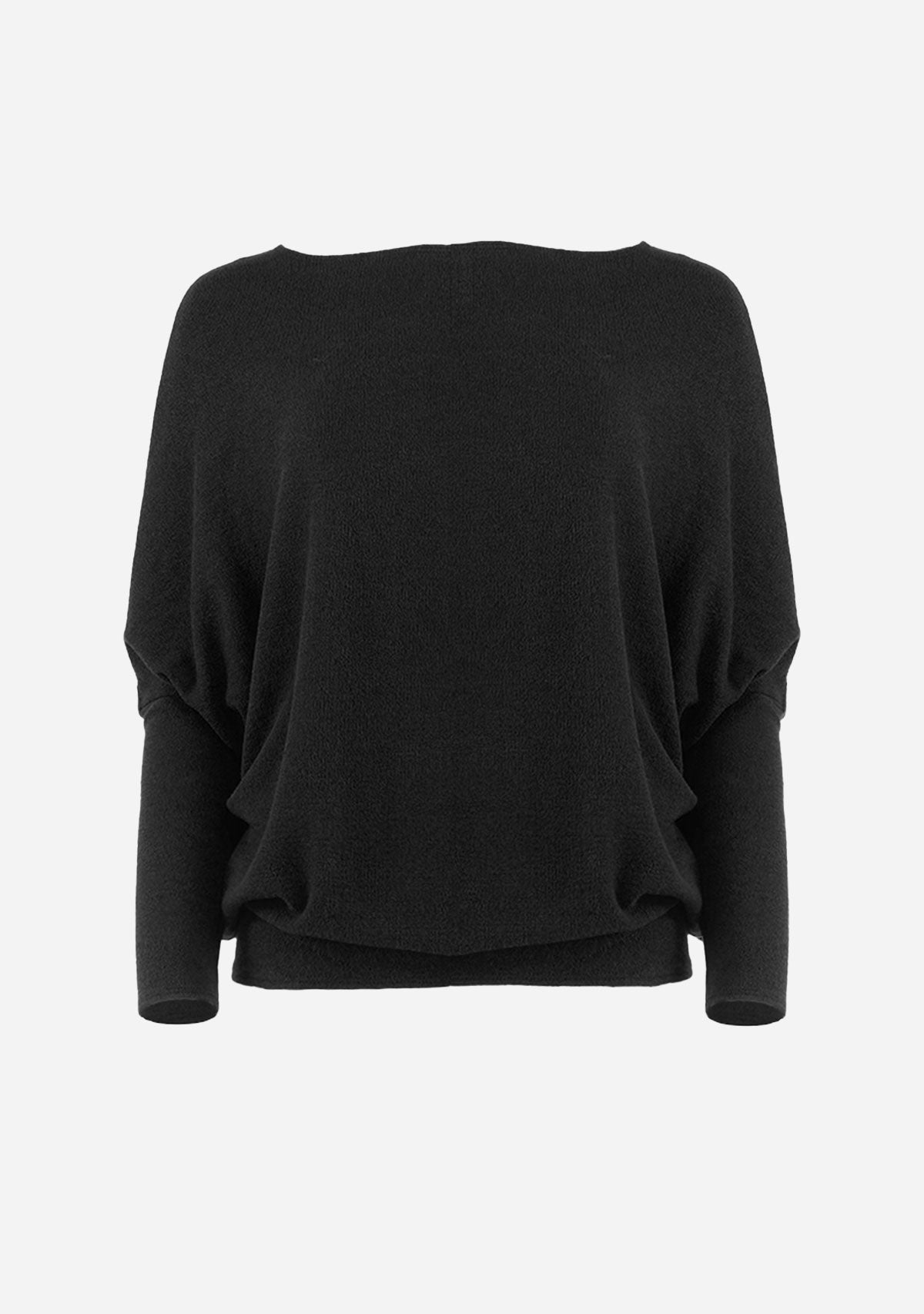 Off Shoulder Dolman Slv Tunic Black audrey