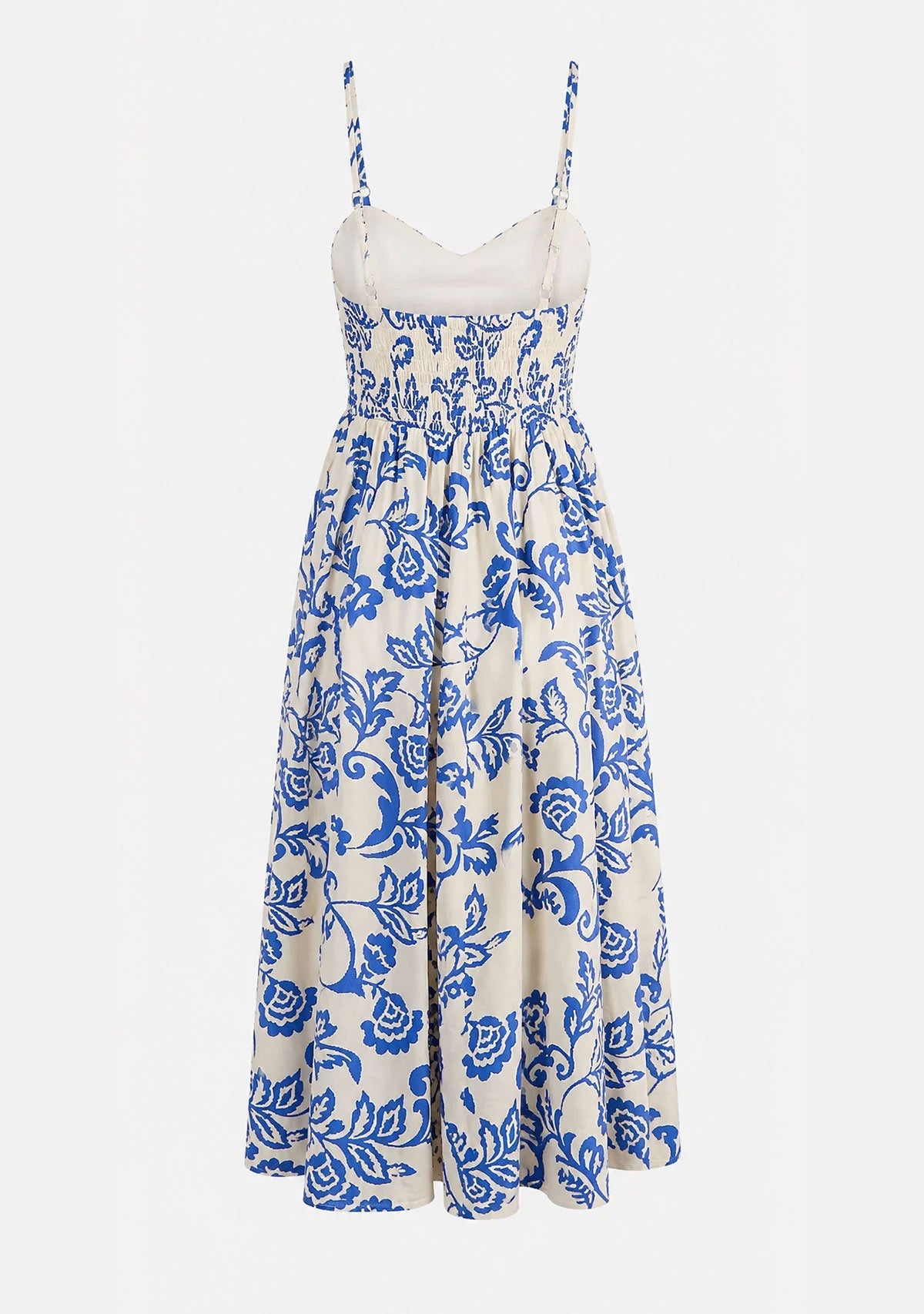 Romantic Printed Midi Dress Print audrey