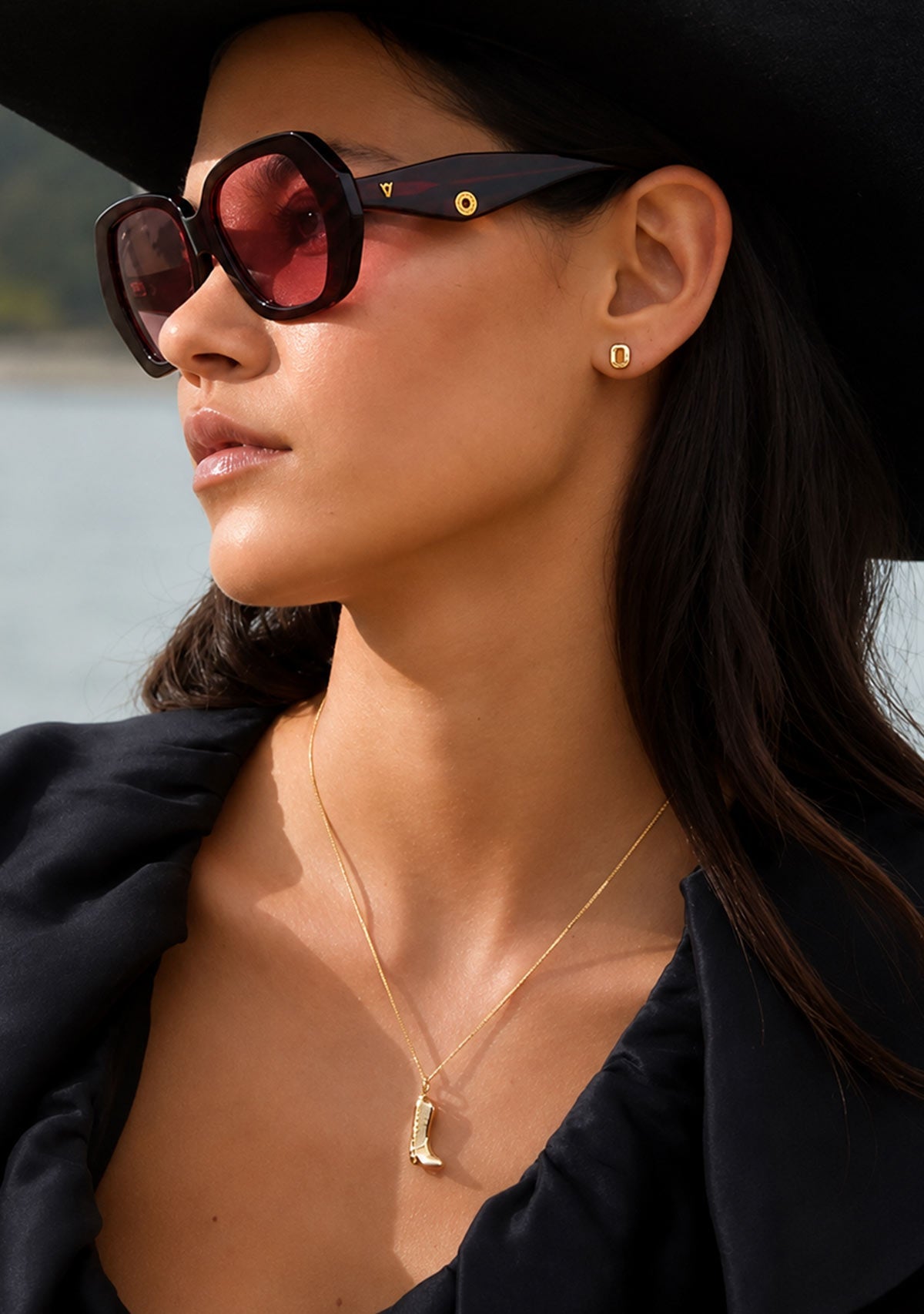 Boot Necklace 14K Stainless HoopLa