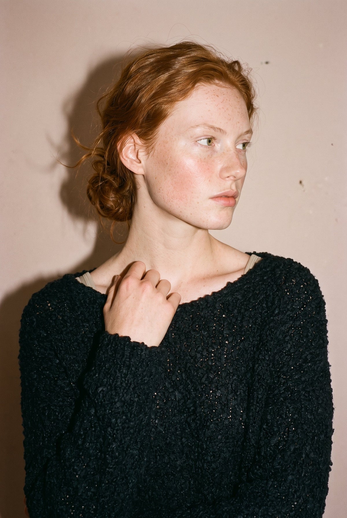 Popcorn Knit Sweater Black The Latest Scoop