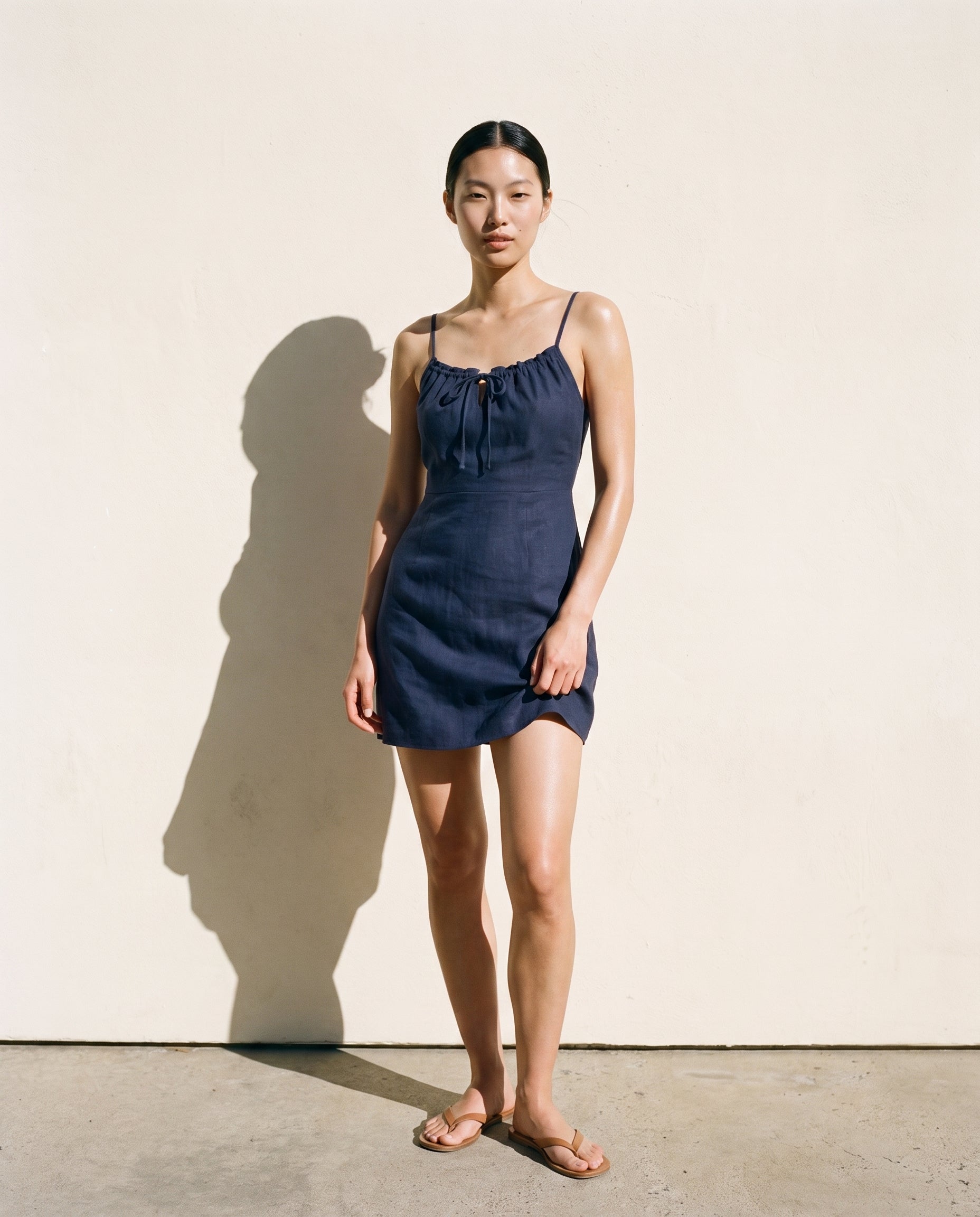 Clean Line Mini Dress Navy 29 28