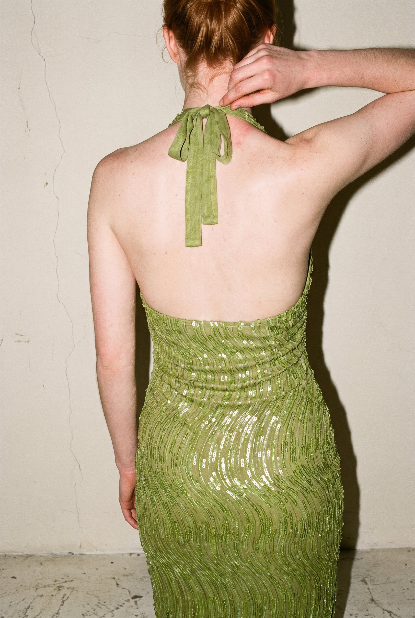 The Solara Dress Green