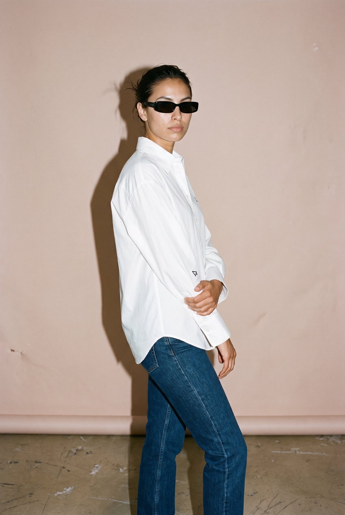 Clean Minimal Blouse White audrey