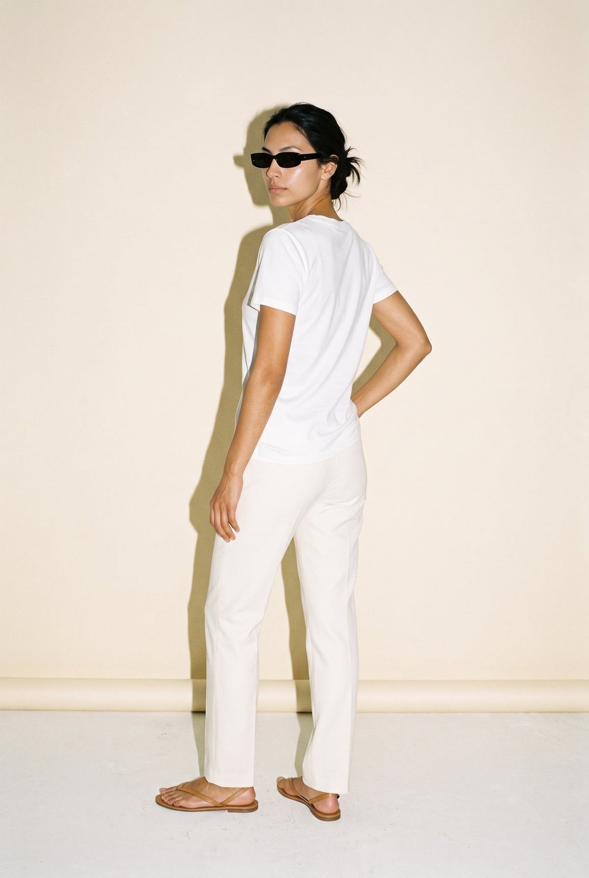 Classic White Tee White audrey