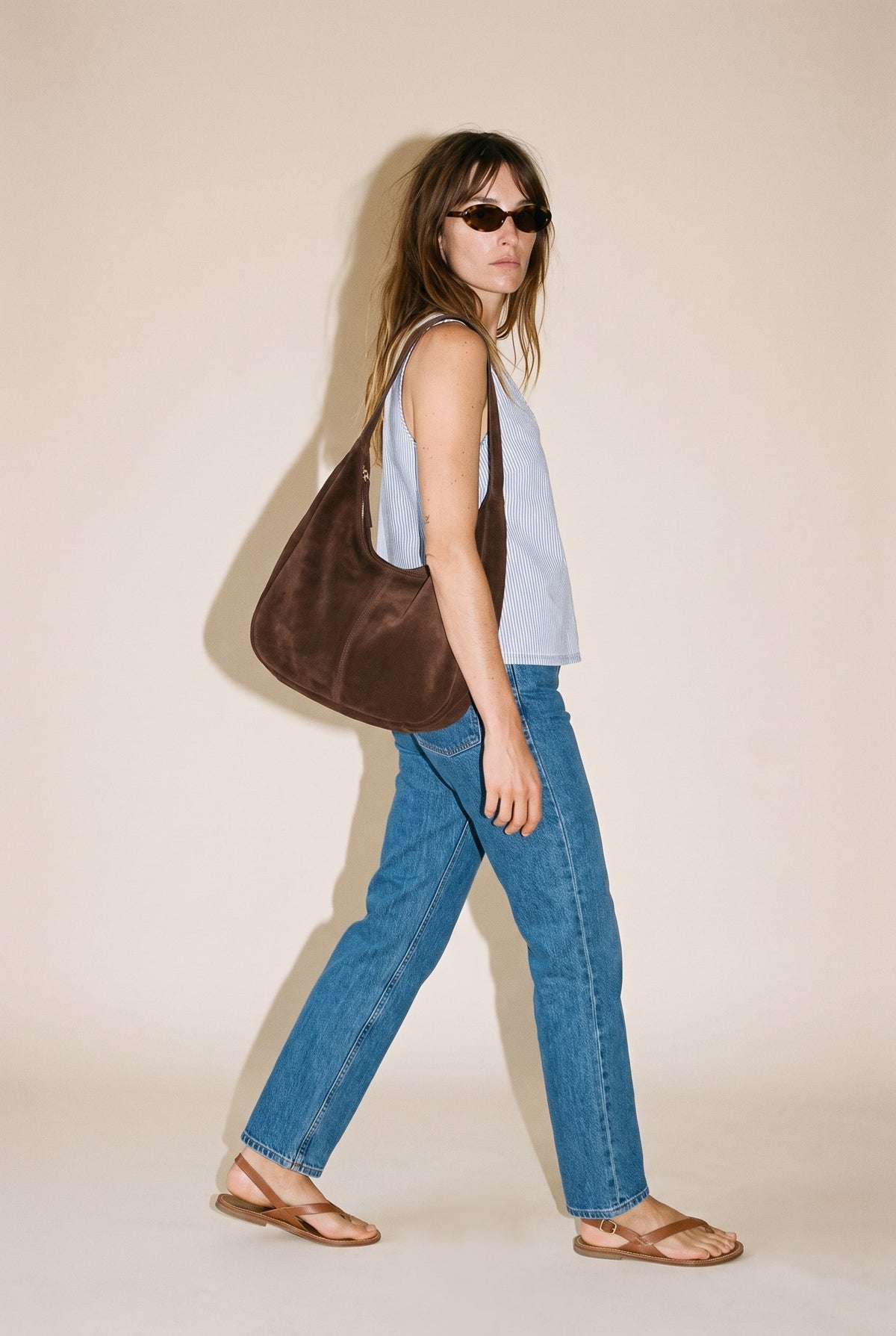 Colette Blouse Blue Stripe Family Business Distributions (Gentle Fawn/Skout Showroom))