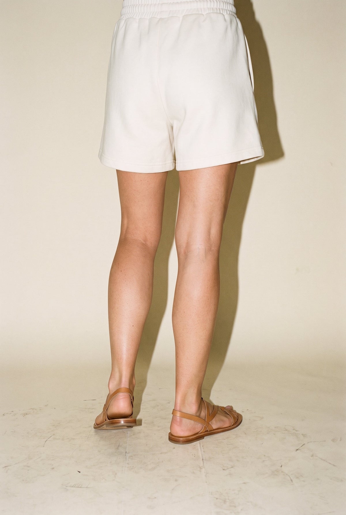 Scuba Jogger Shorts Off White Charlotte Avery (Jolie Inc.)