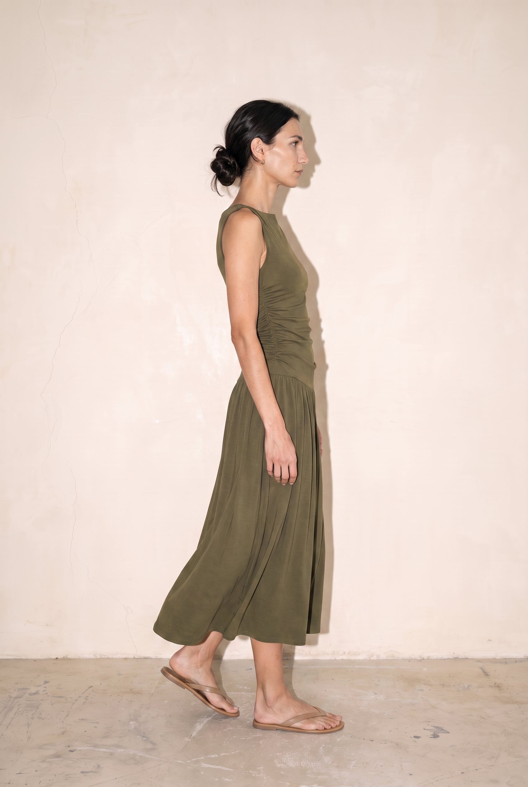 The Madilyn Dress Olive