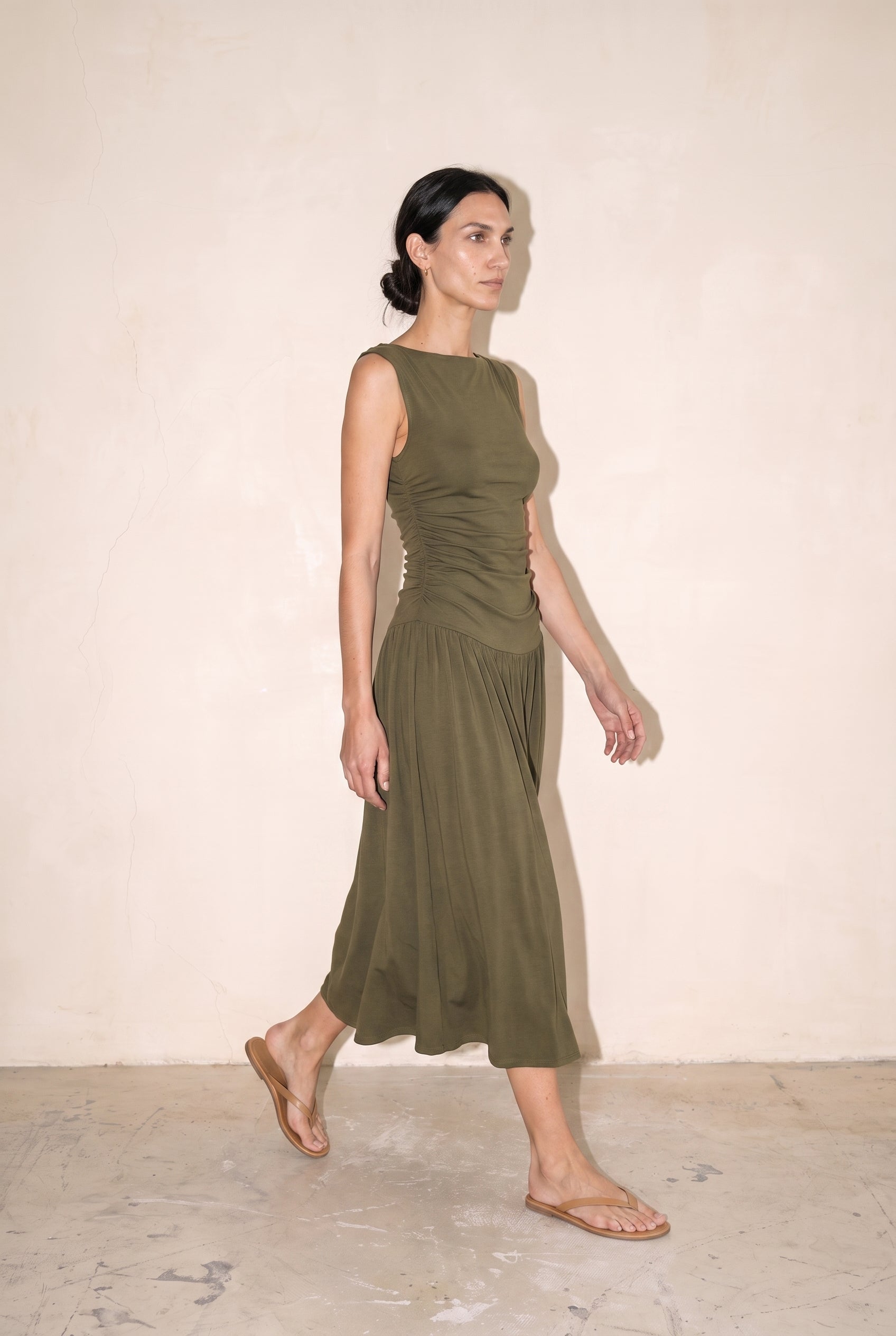 The Madilyn Dress Olive