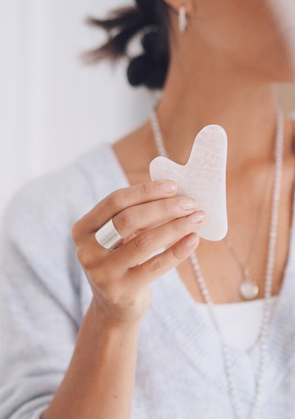 Rose Quartz Gua Sha Tool