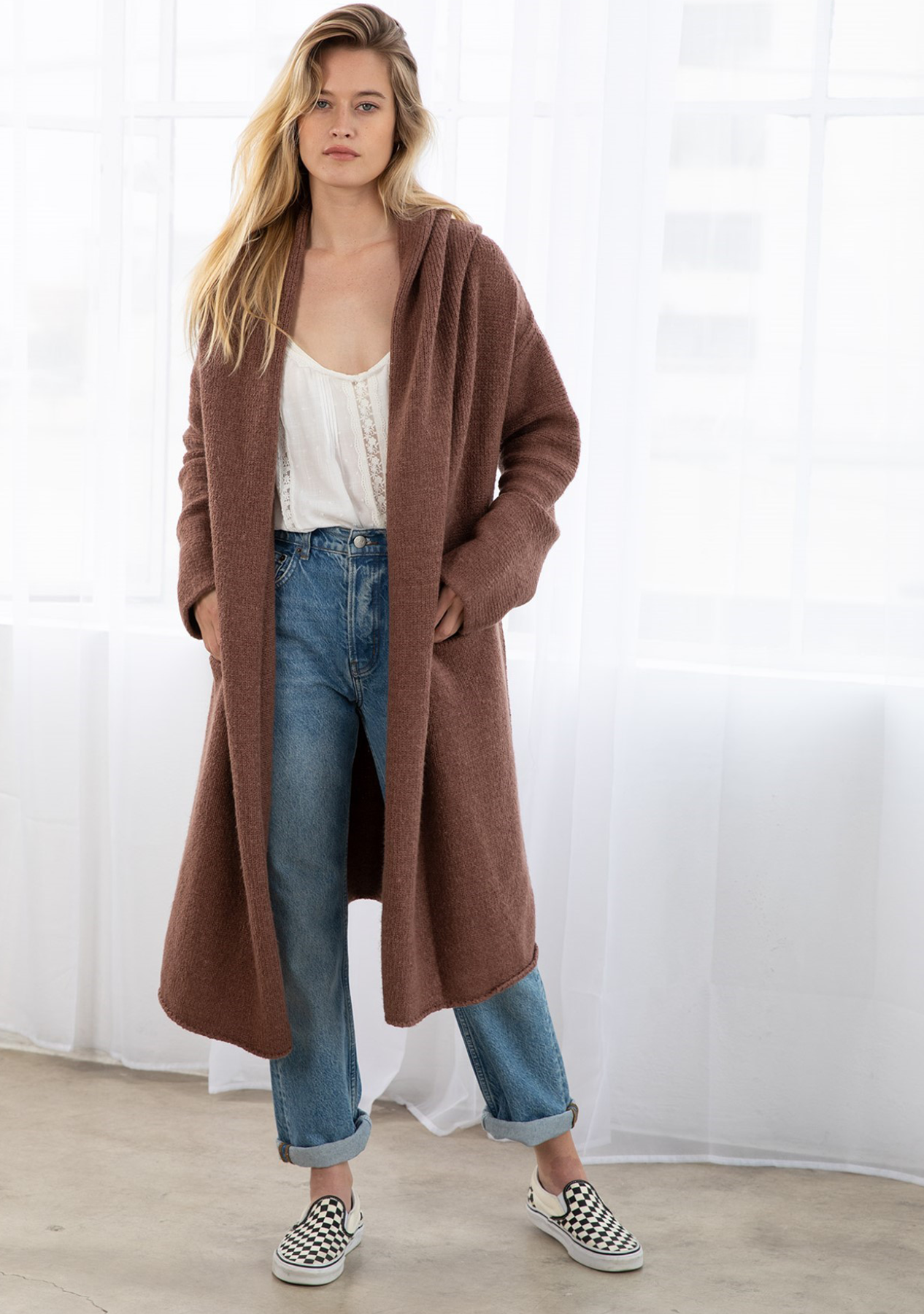 Lennox Oversized Two Pocket Coatigan
