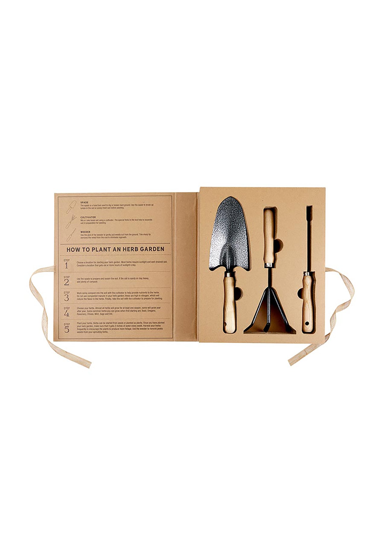 Garden Tools Cardboard Book Set