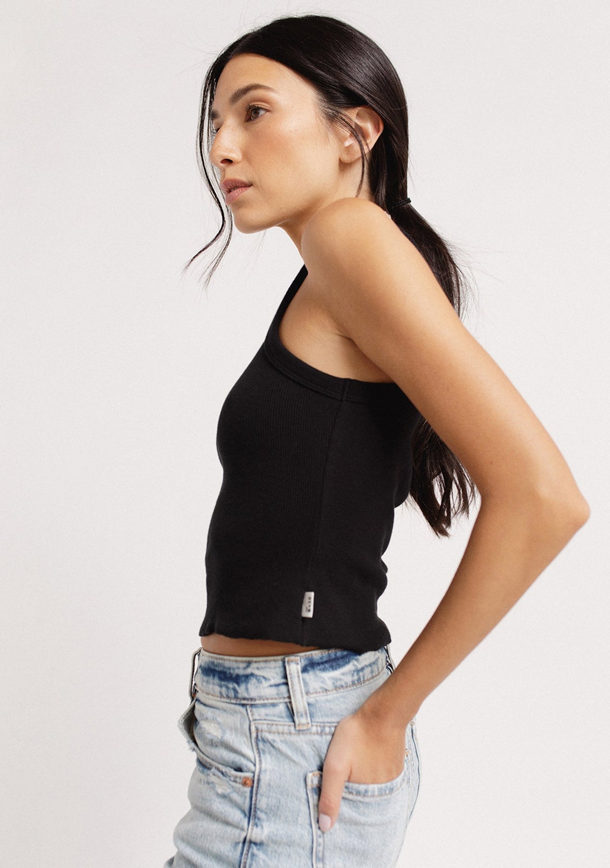 Reimi Ribbed Tank International Fashions Ltd.