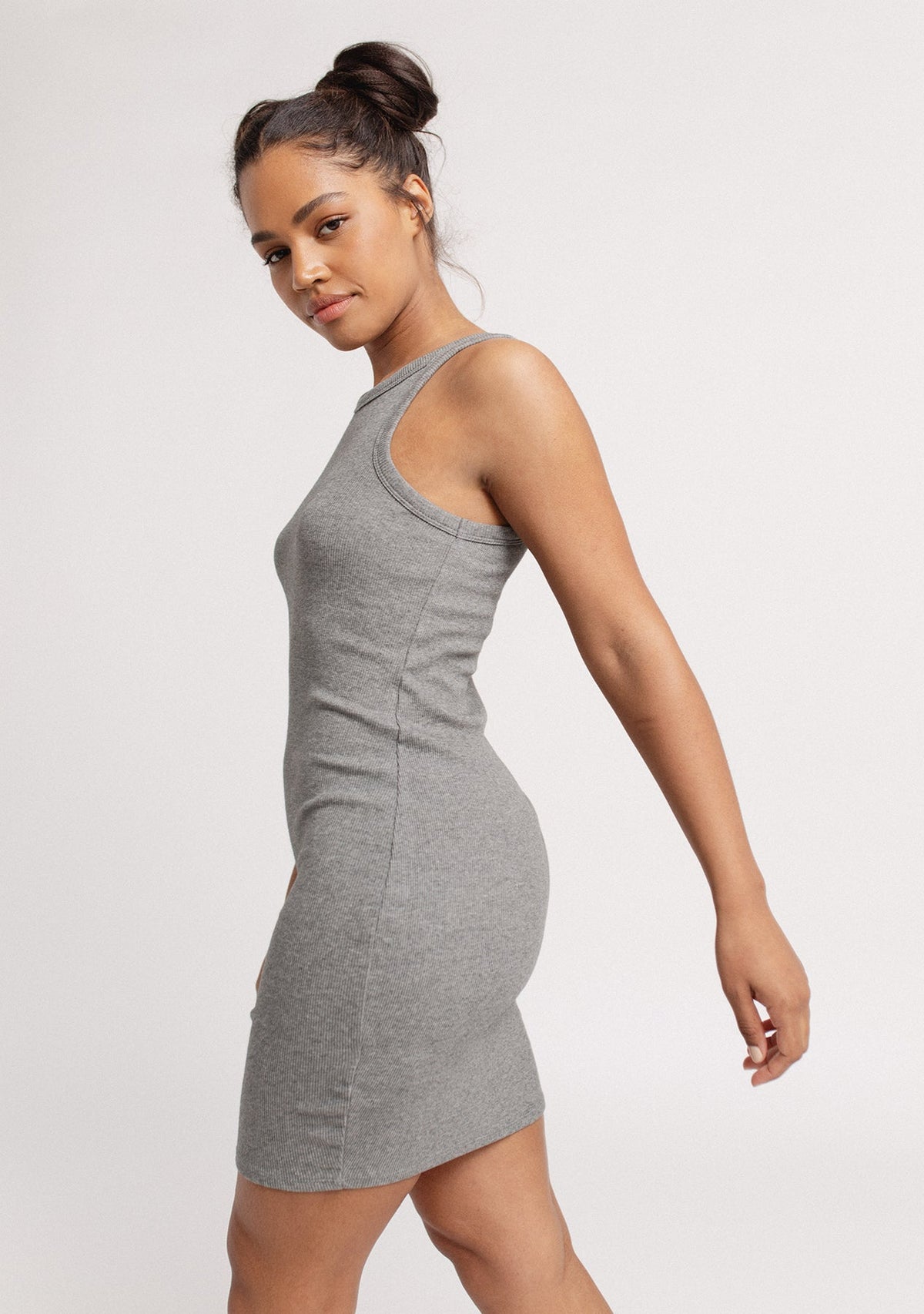 Reimi Rib Short Dress The Base