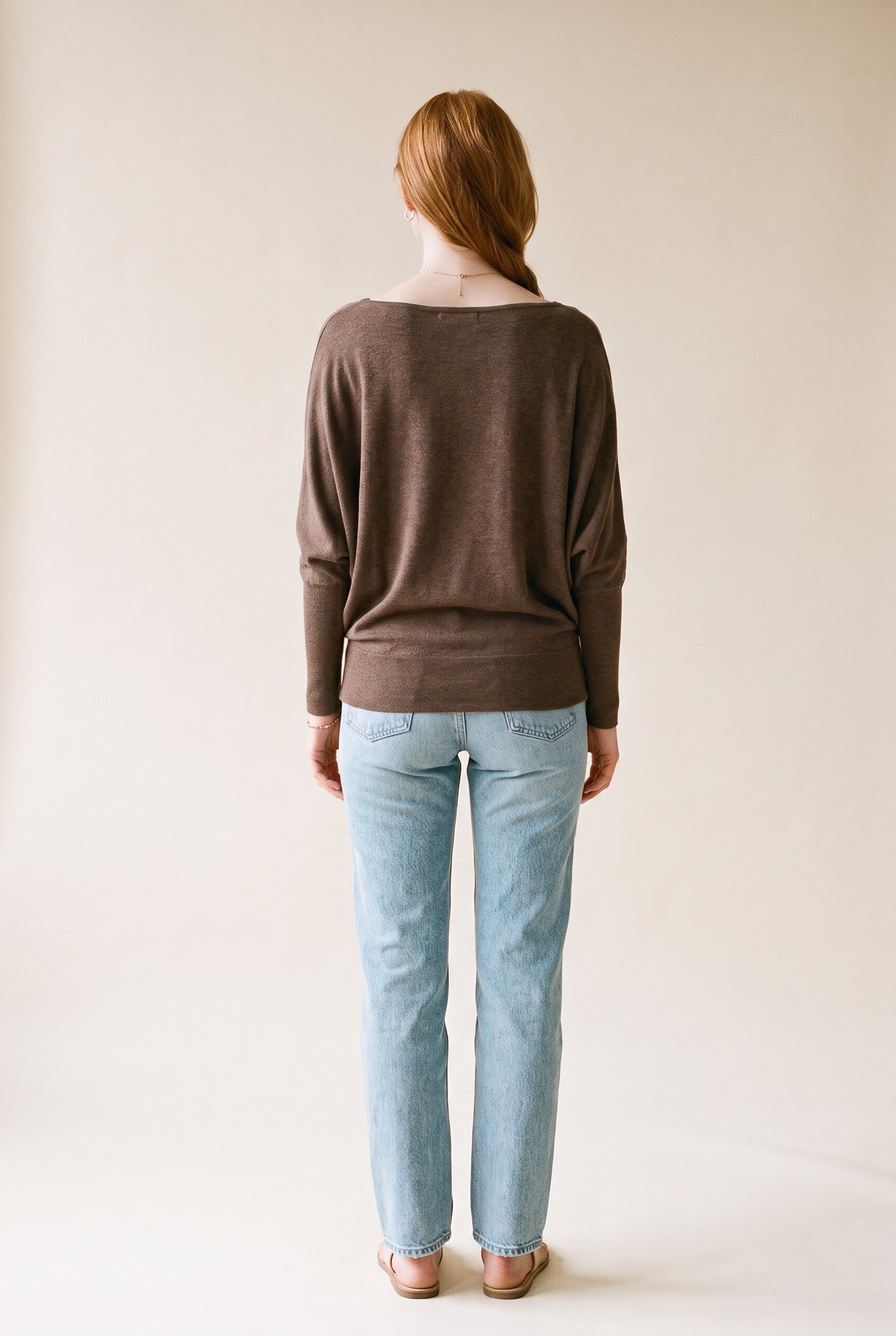 Off Shoulder Dolman Slv Tunic