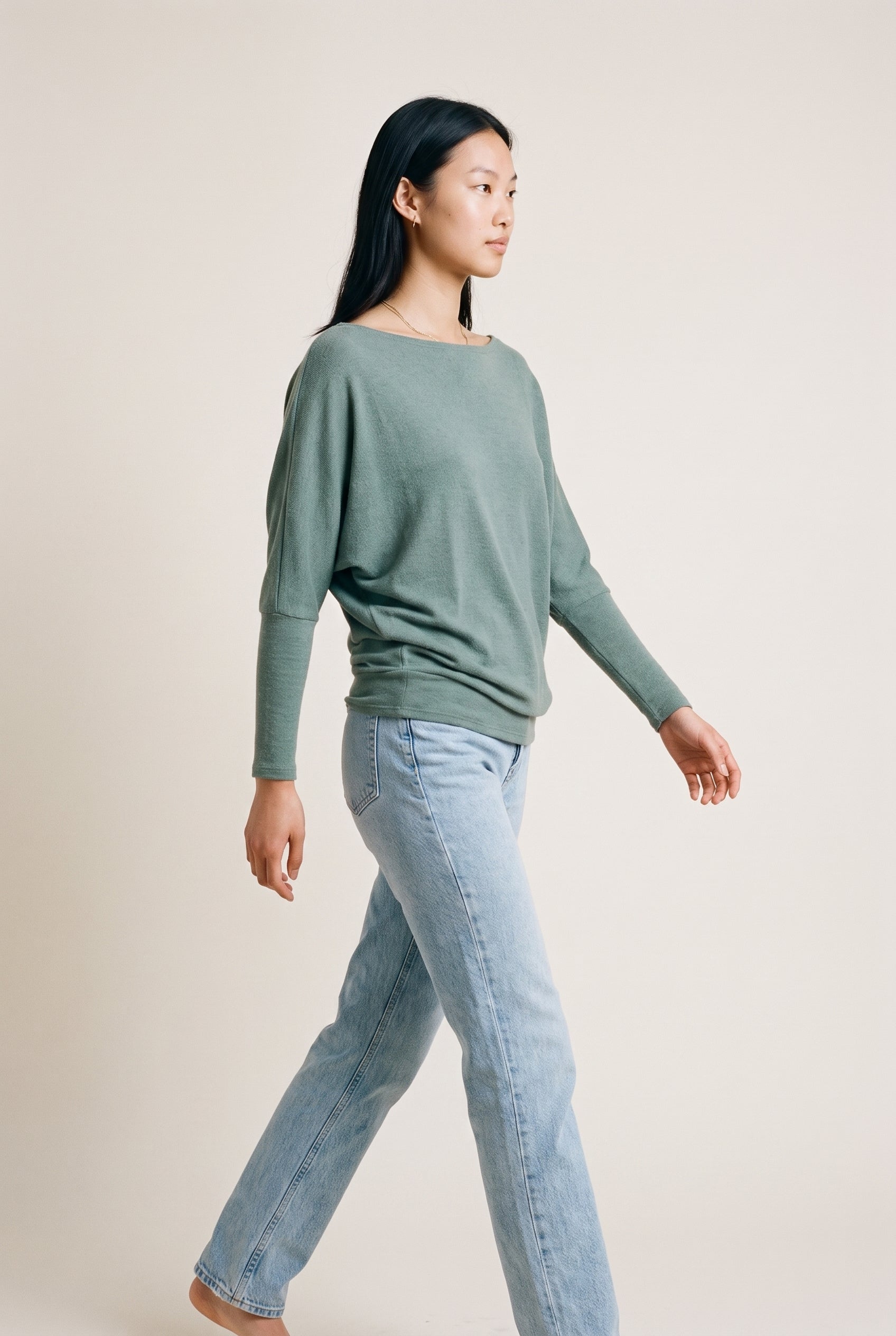 Off Shoulder Dolman Slv Tunic